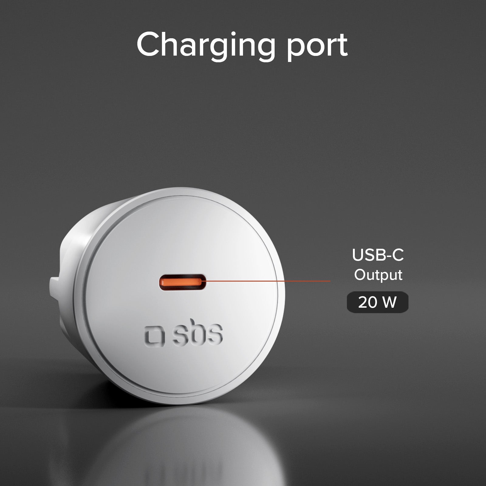 Caricatore con spina Schuko e porta USB-C 20W PD