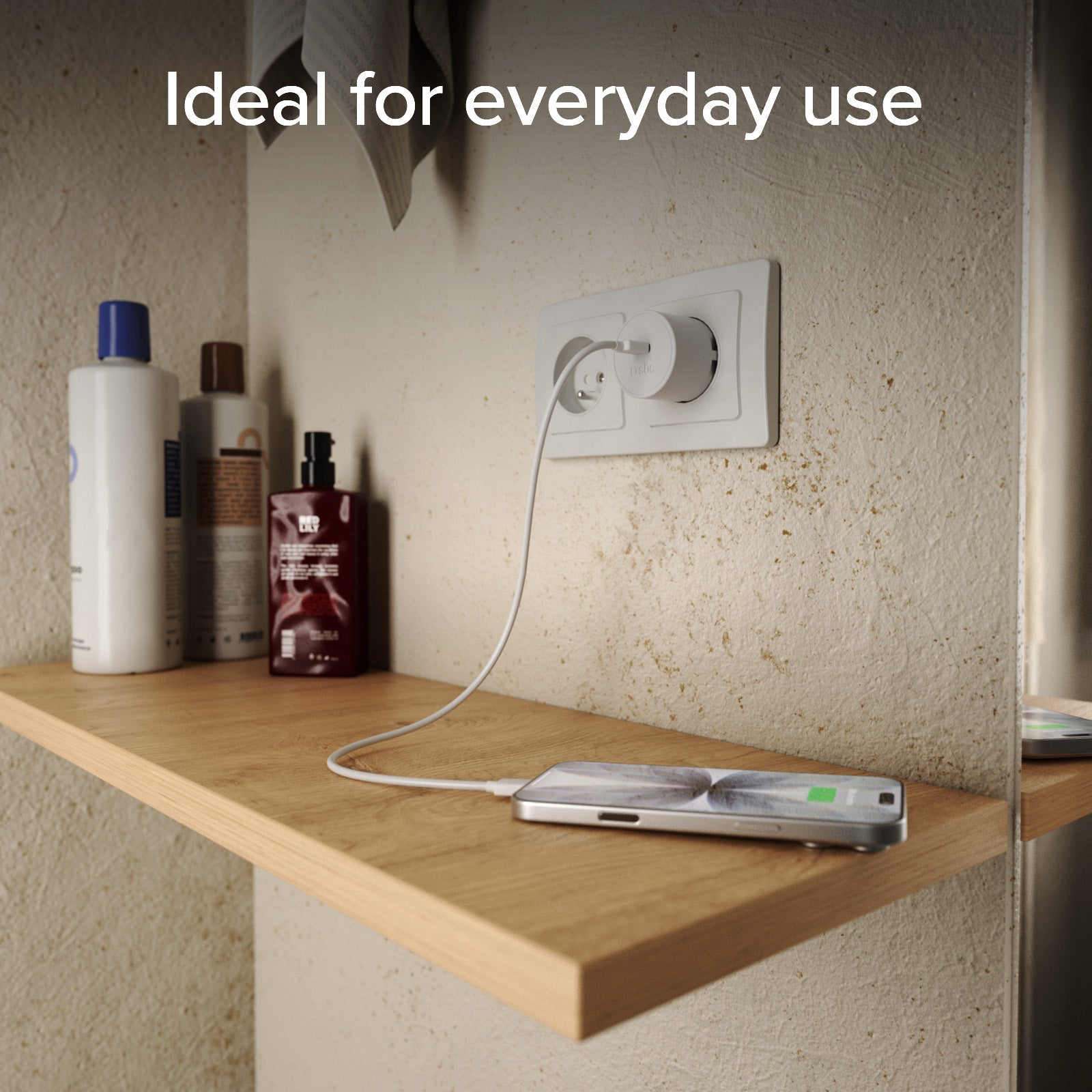 Caricatore con spina Schuko e porta USB-C 20W PD