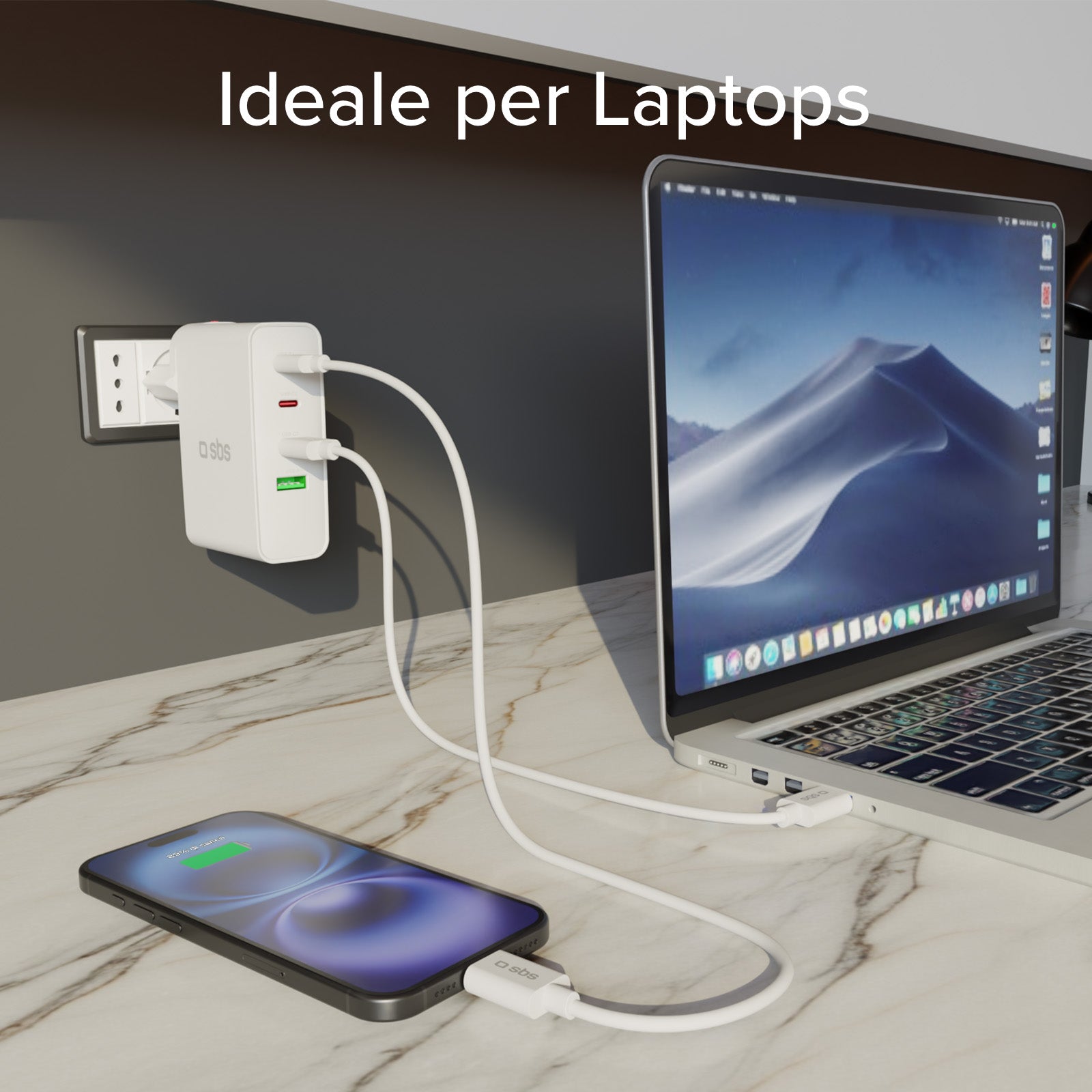 Adattatore caricatore universale da viaggio 100W