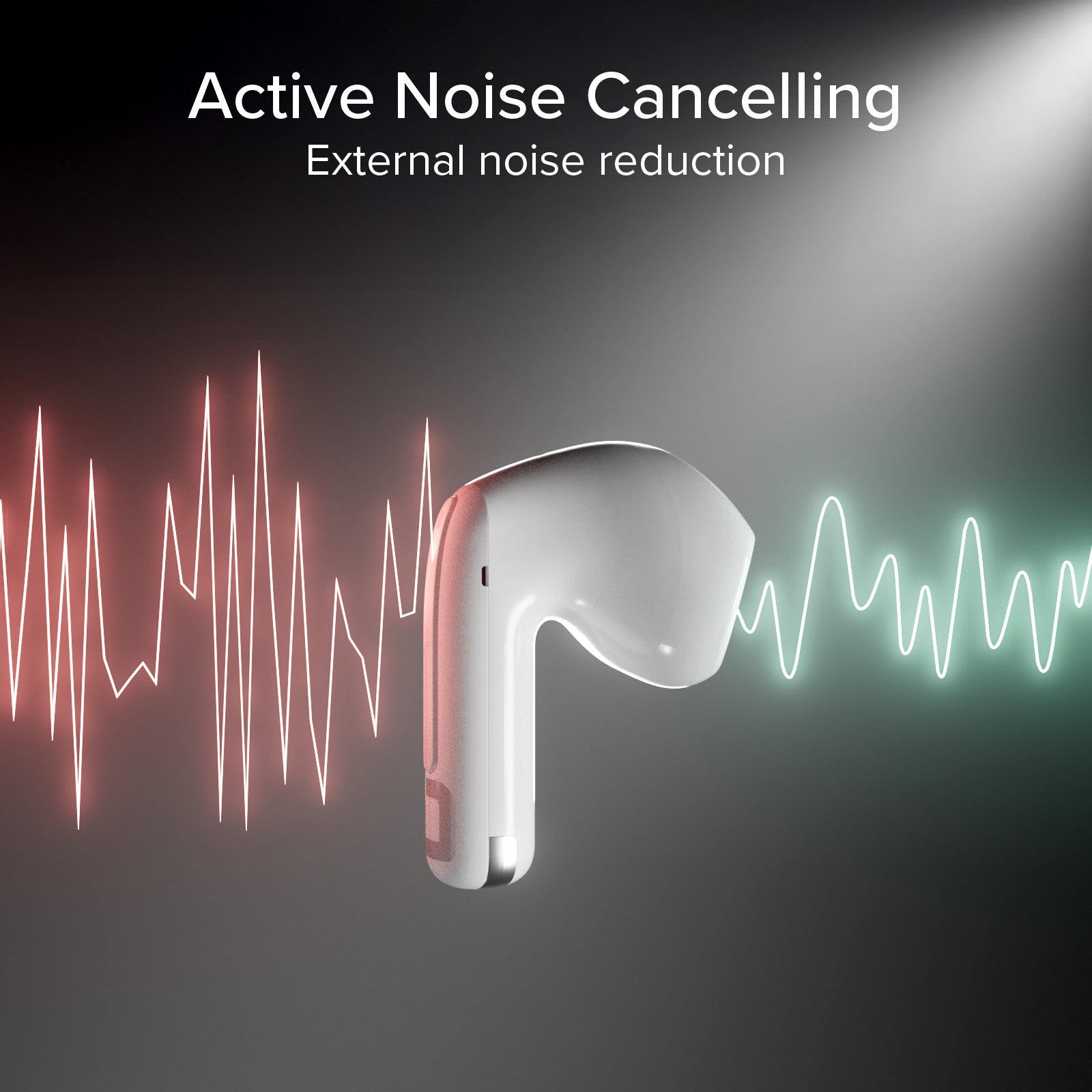 Auriculares TWS Multipoint Air Space con ANC y controles táctiles