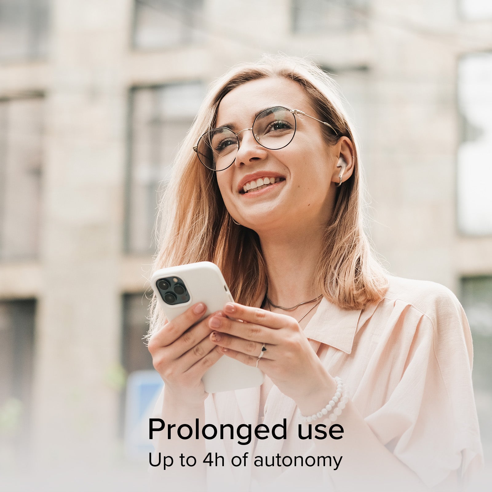 Auriculares TWS Multipoint Air Space con ANC y controles táctiles