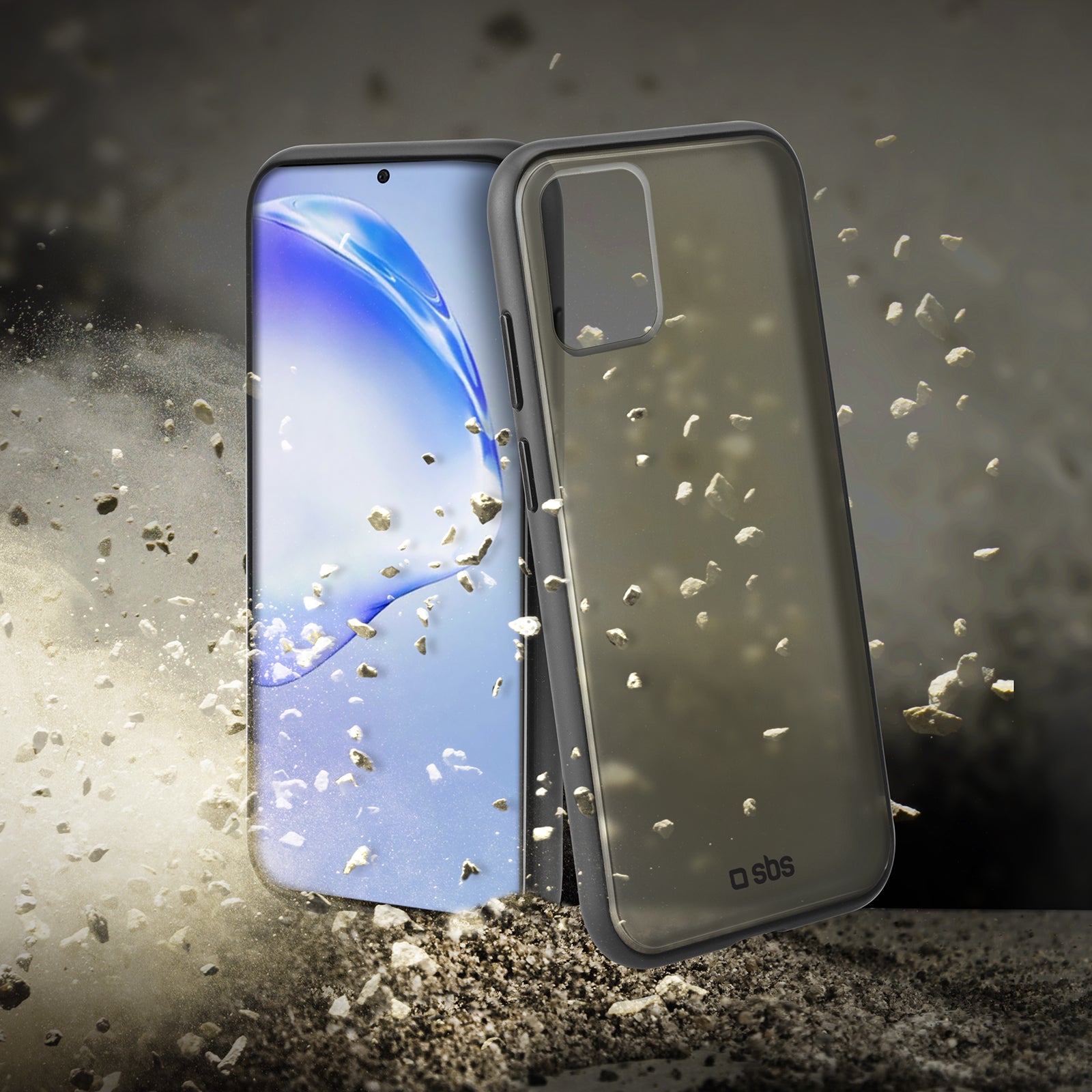Cover opaca antiurto e antiscivolo per Samsung Galaxy S20+