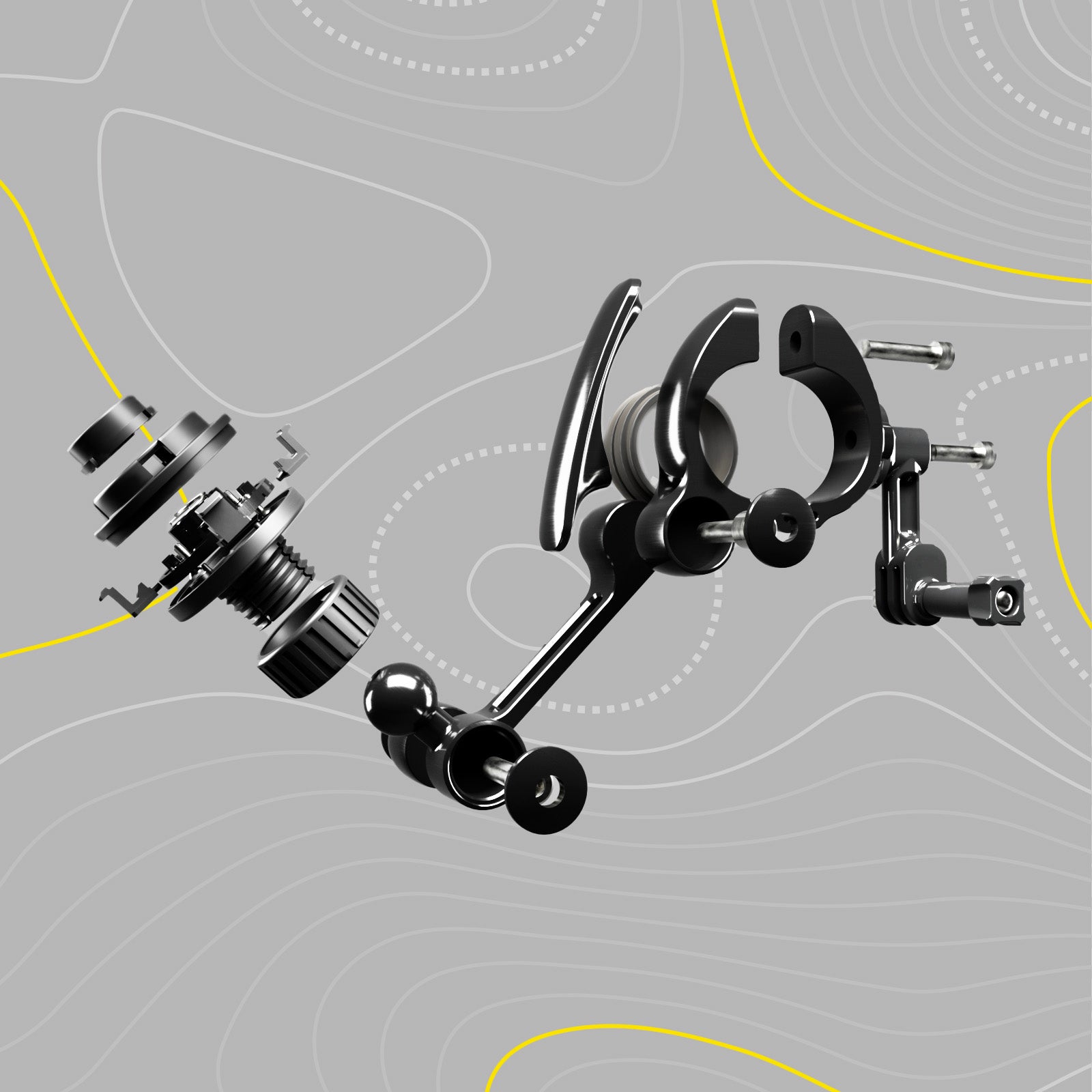 Support de smartphone Lock Pro pour moto