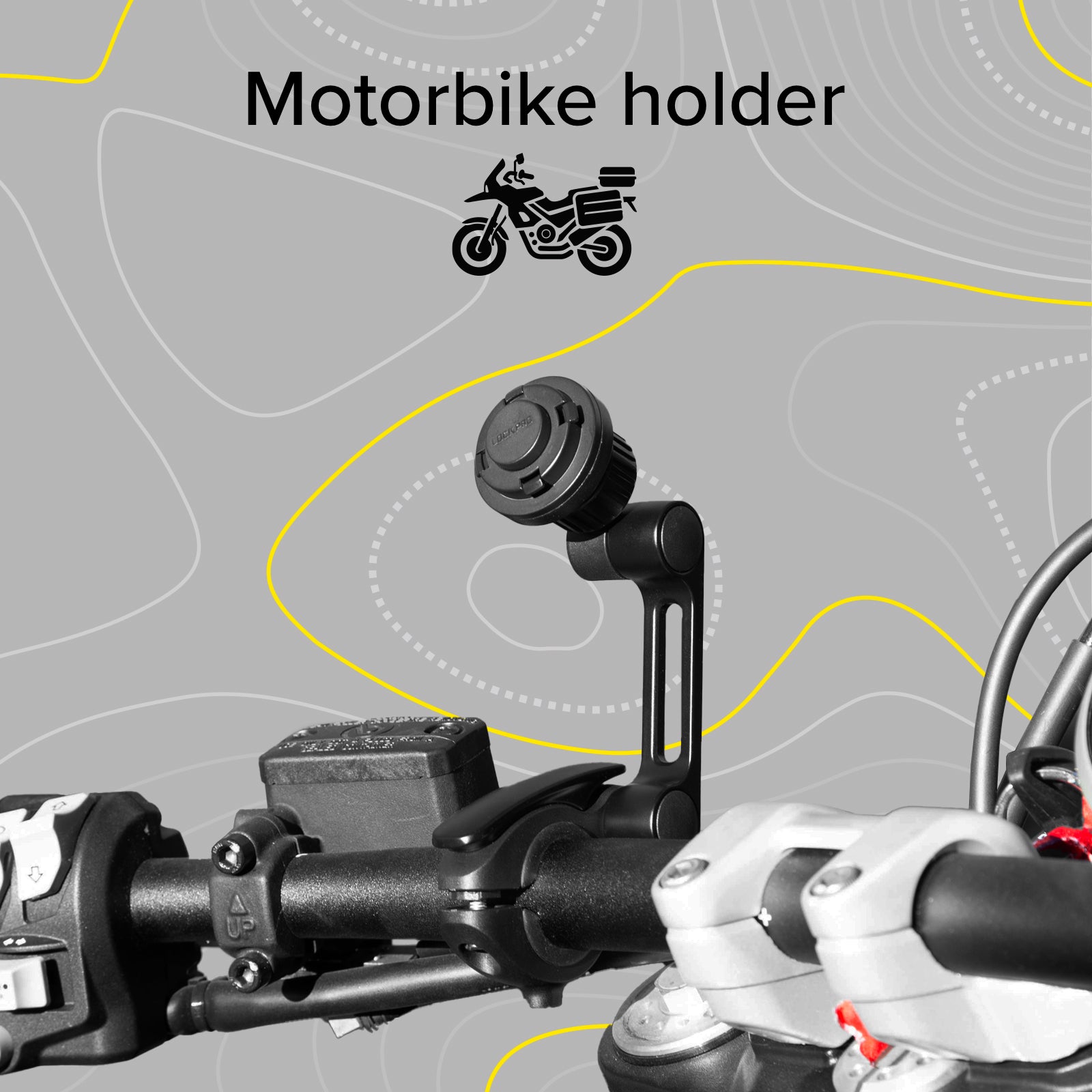 Support de smartphone Lock Pro pour moto