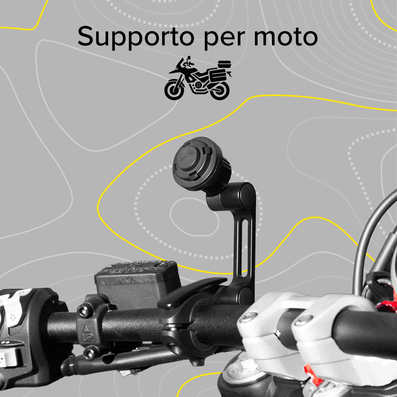 Support de smartphone Lock Pro pour moto