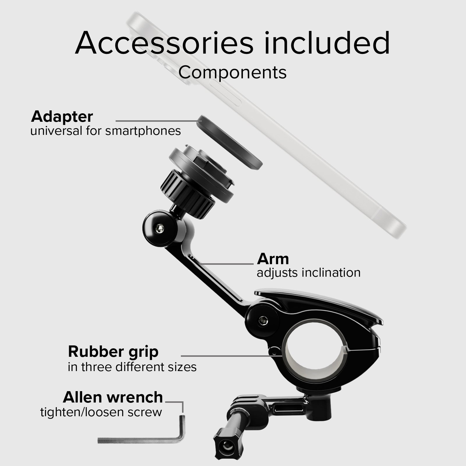 Support de smartphone Lock Pro pour moto