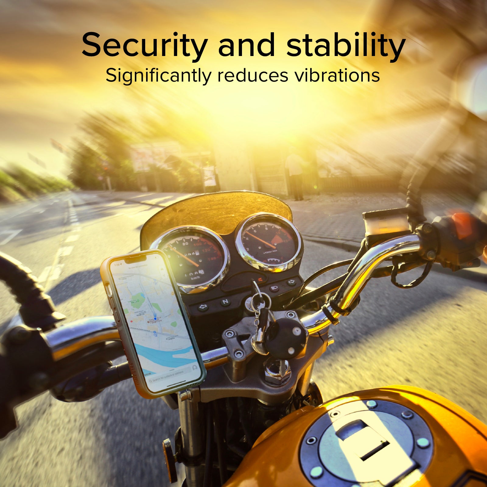 Support de smartphone Lock Pro pour moto