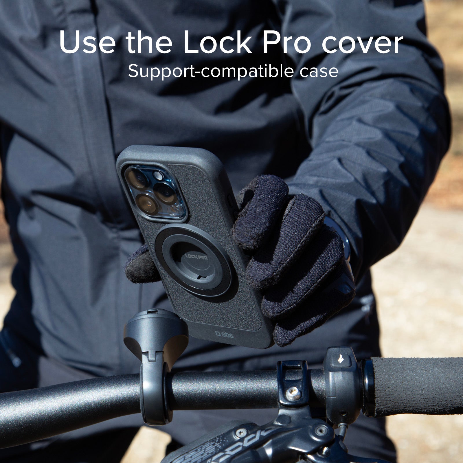 Soporte universal para móvil Lock Pro para bicicletas y scooters