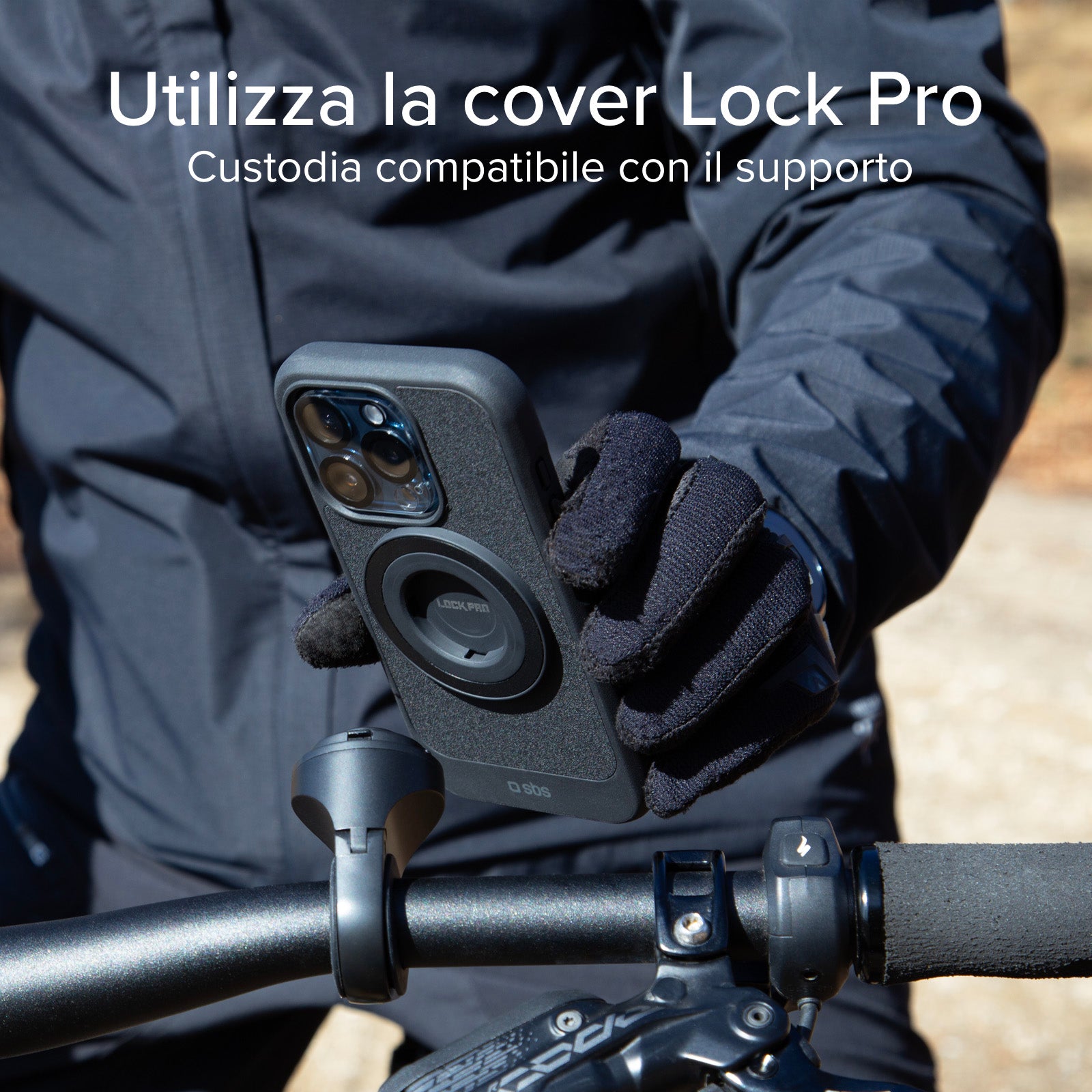 Soporte universal para móvil Lock Pro para bicicletas y scooters