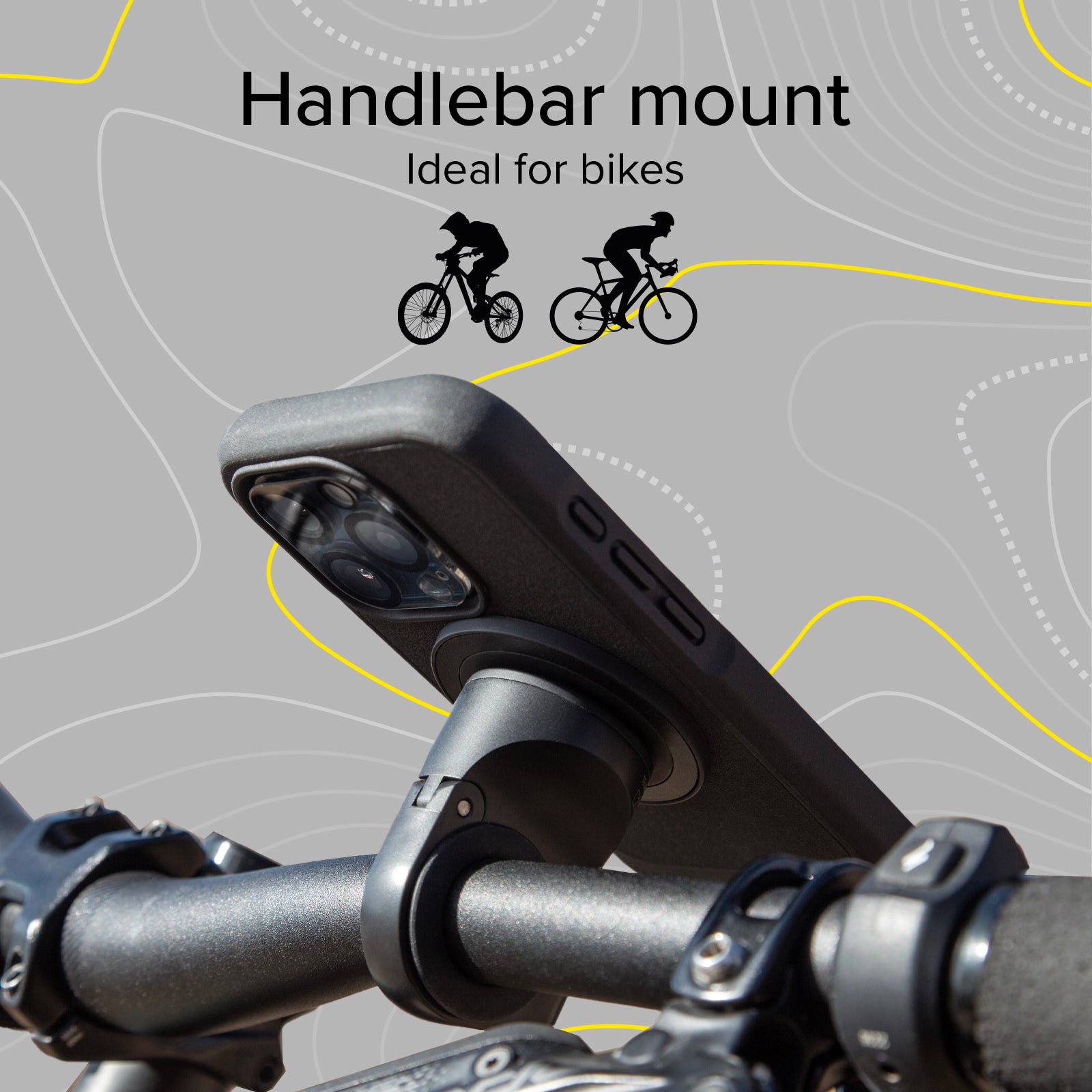 Universelle Lock-Pro-Handyhalterung für Fahrräder und Roller
