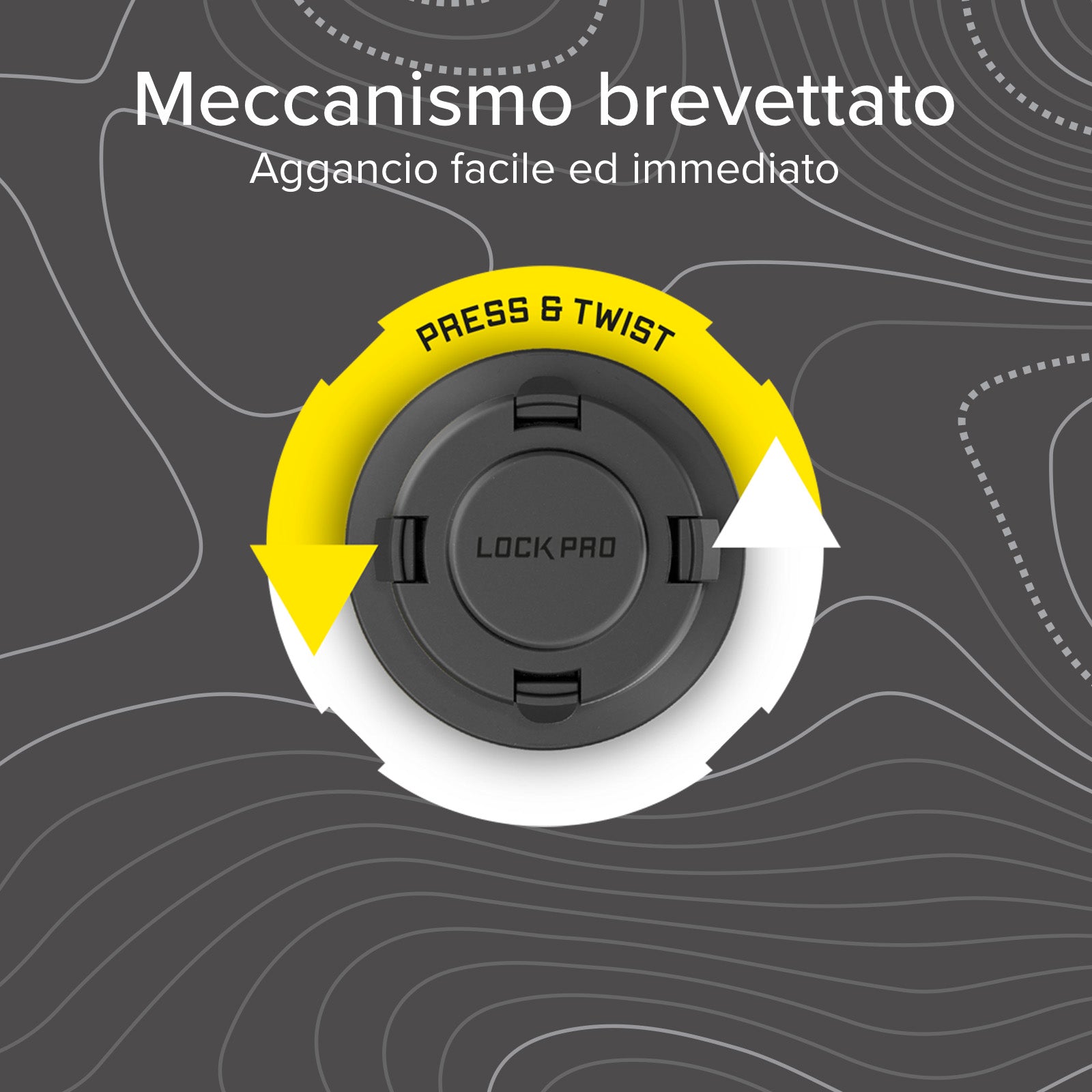 Supporto auto per bocchette d’aerazione con sistema di bloccaggio LockPro