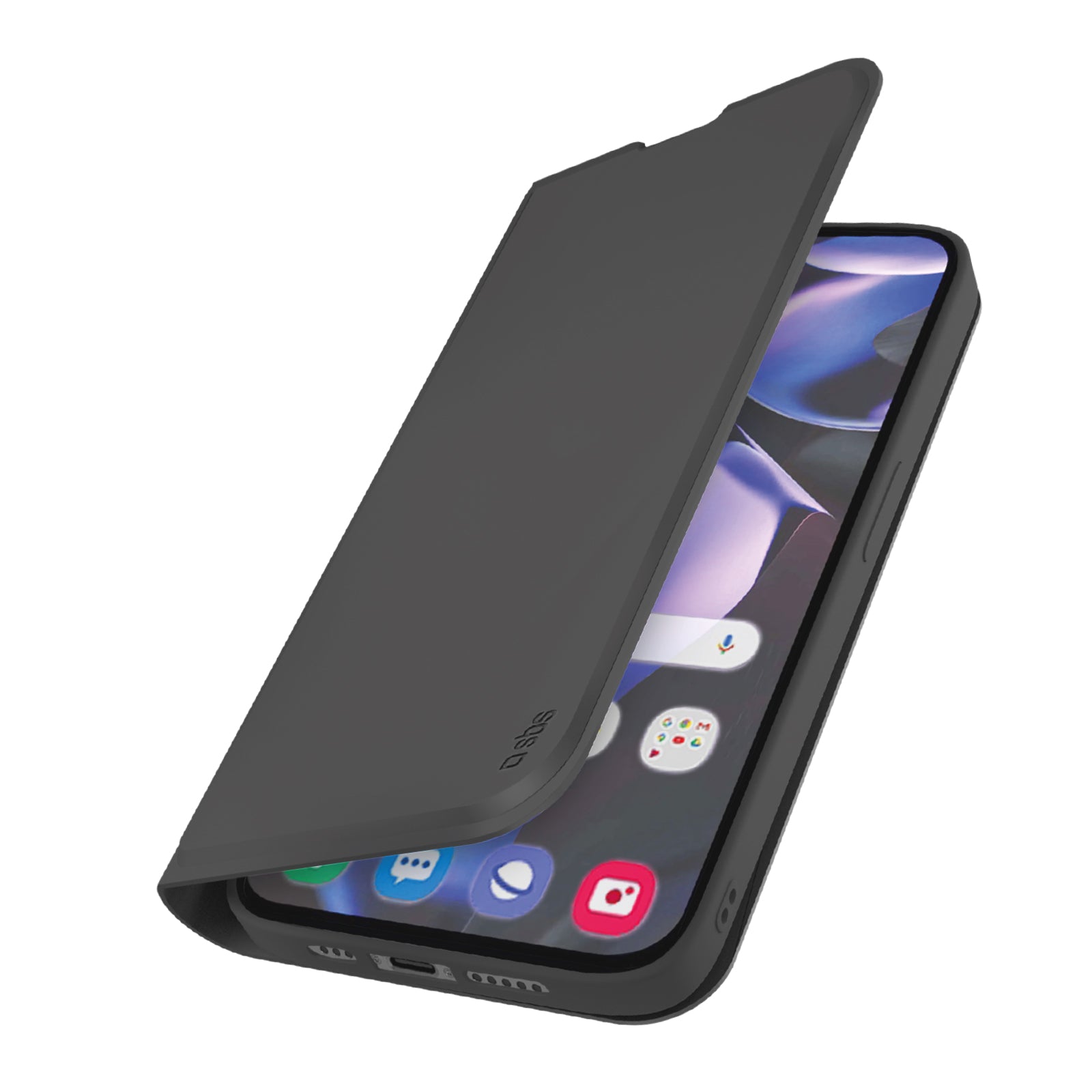 Étui portefeuille avec support et surface douce au toucher pour Google Pixel 9a