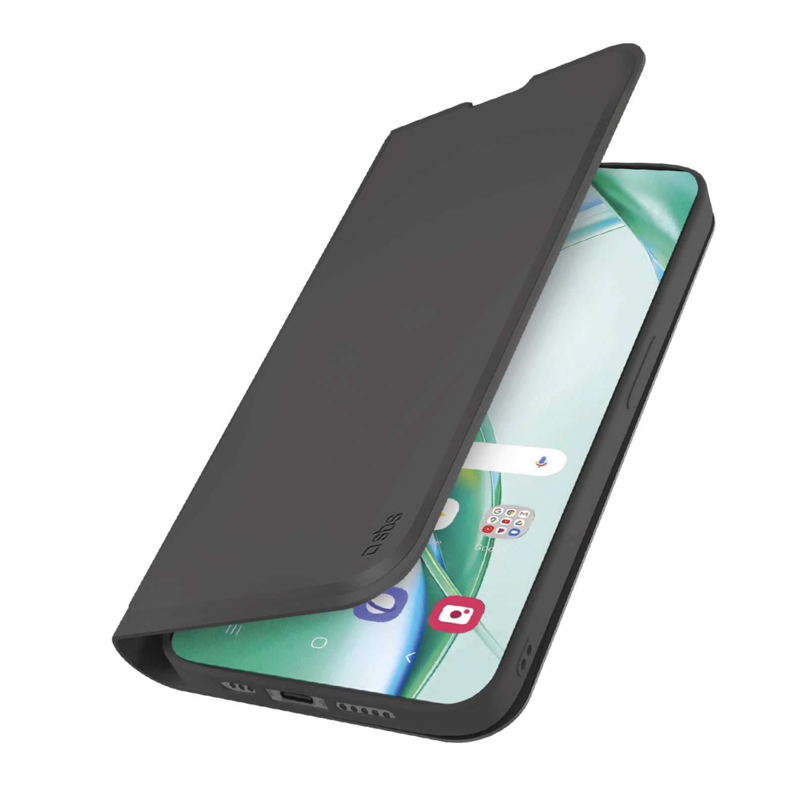 Klapphülle mit Ständer und Soft-Touch-Oberfläche für das Honor 200 Smart