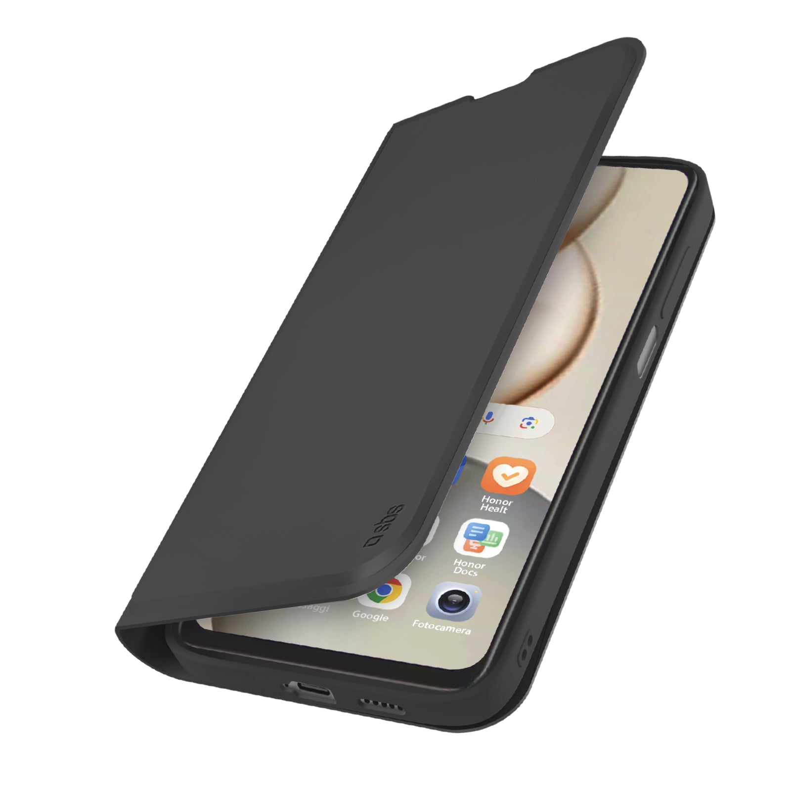 Klapphülle Schwarz für Honor 400 Smart