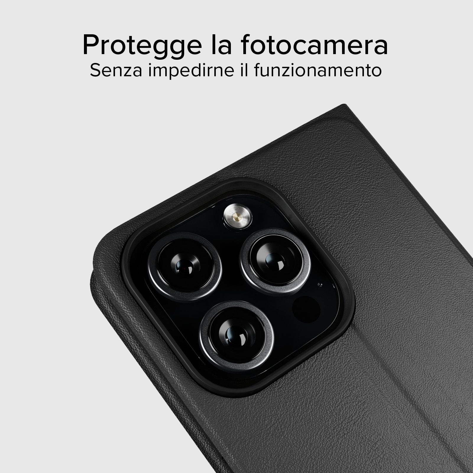 Custodia a libro con supporto stand per iPhone 16 Pro Max