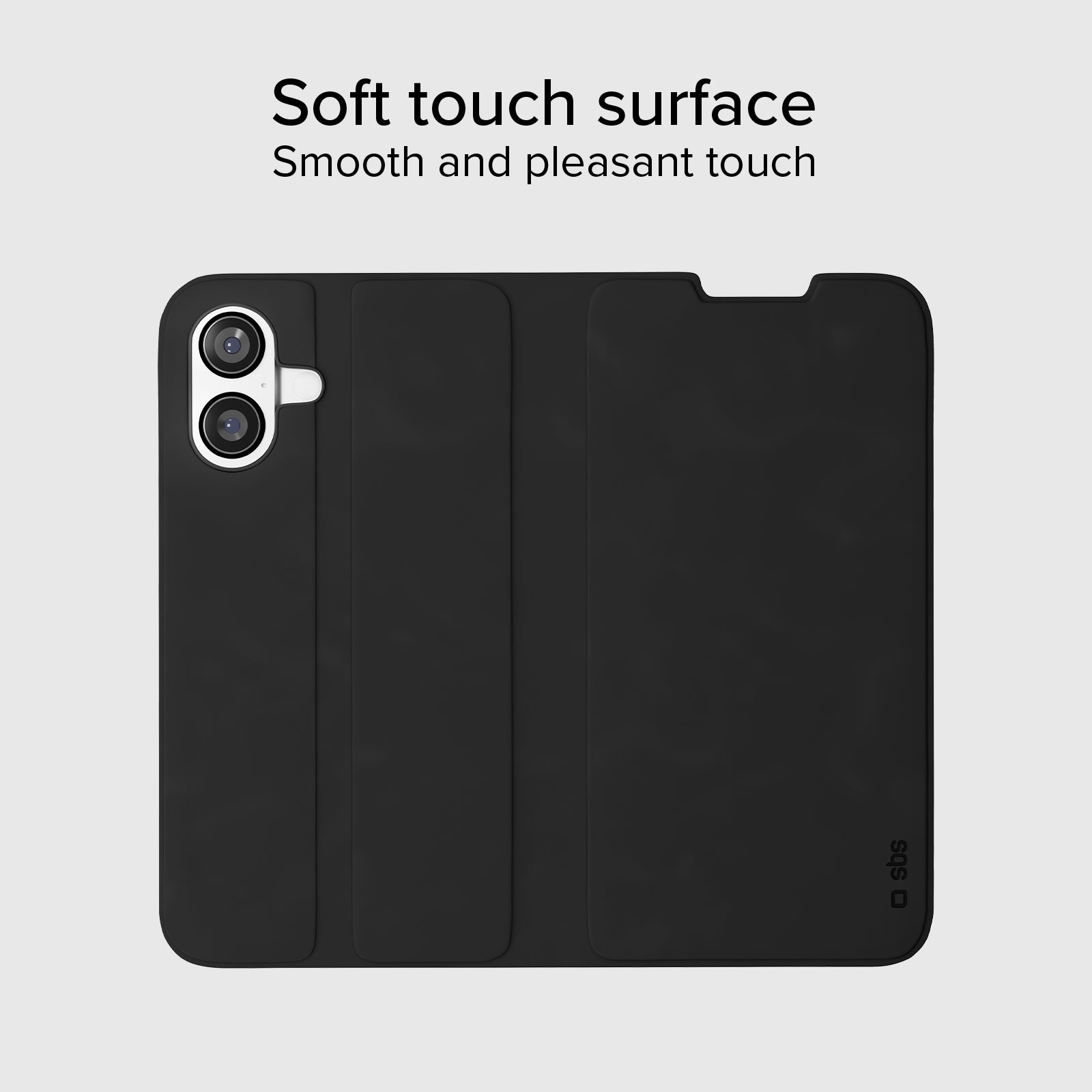 Custodia a libro con supporto stand per iPhone 17