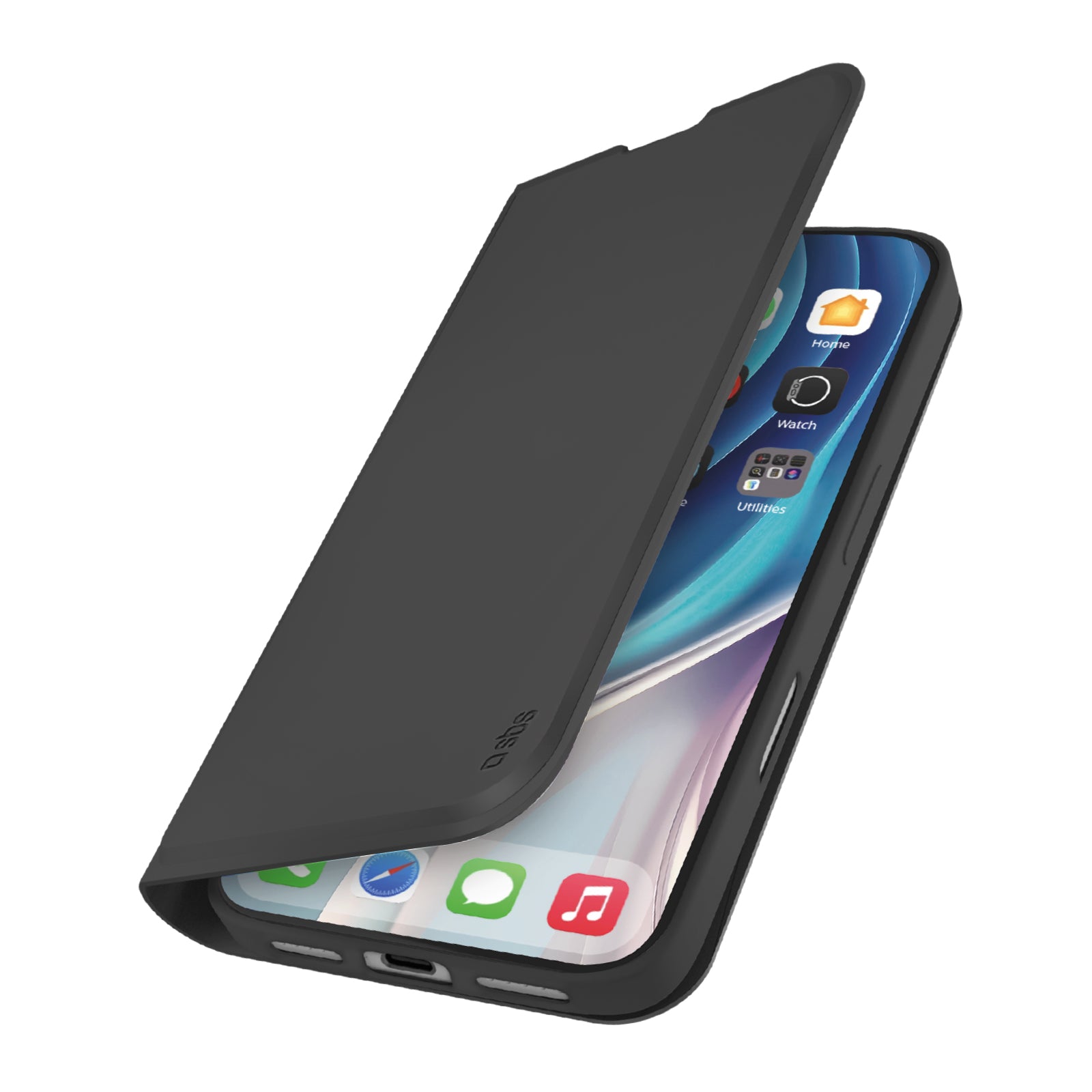 Book-style case with stand support for iPhone 17 Pro