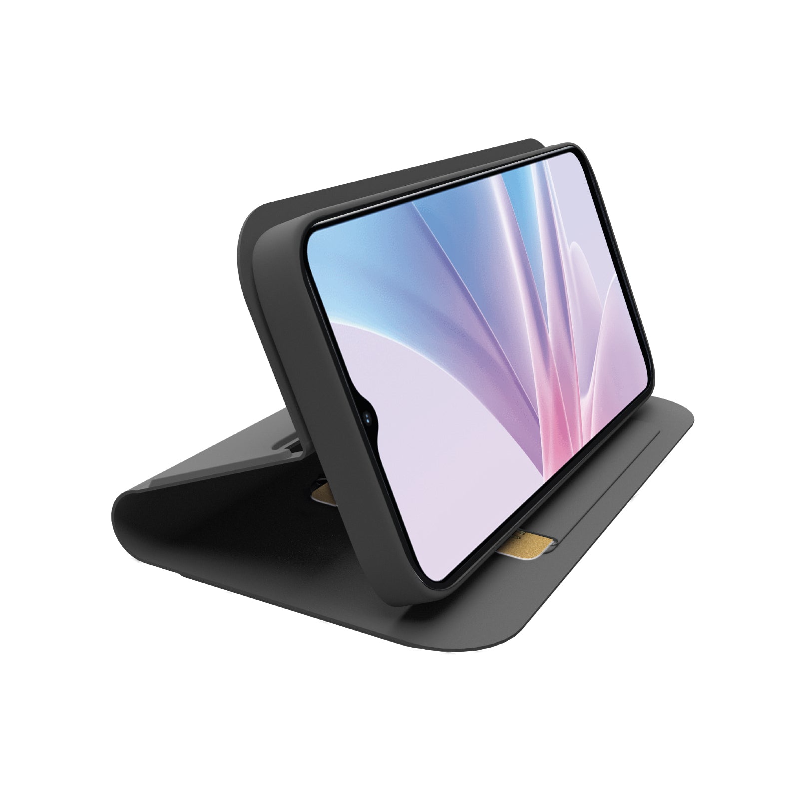 Funda libro con soporte y superficie suave al tacto para Oppo A58 5G/A78 5G