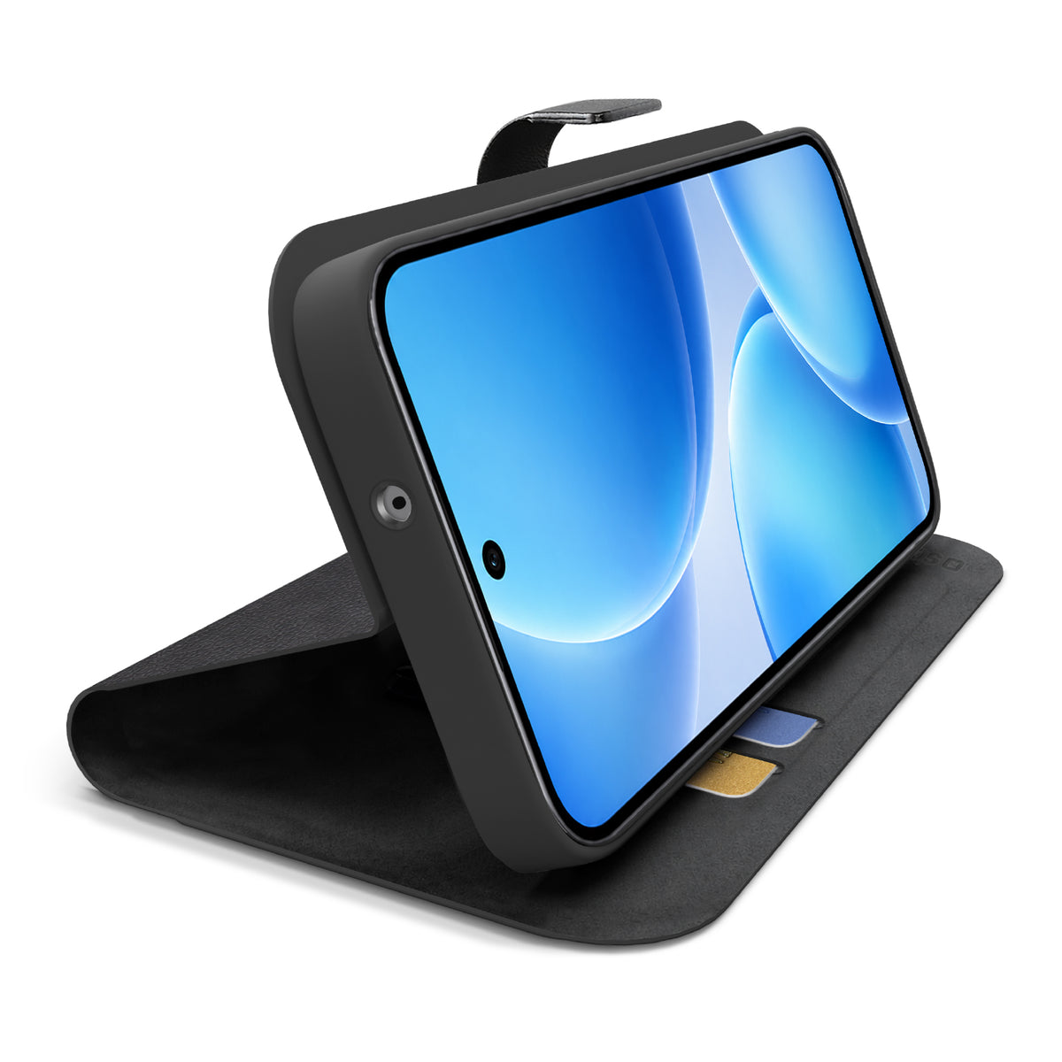 Custodia book per Oppo Reno 16 Pro con supporto stand e chiusura magnetica a linguetta