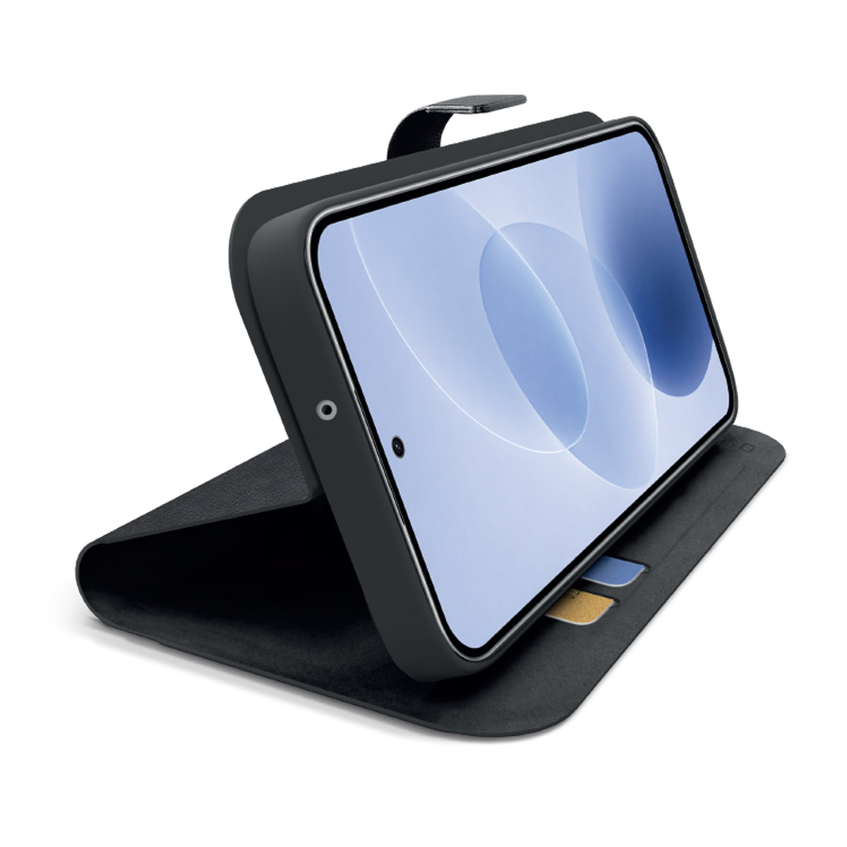 Bookcase für Xiaomi Redmi Note 17 mit Standfunktion und magnetischem Laschenverschluss