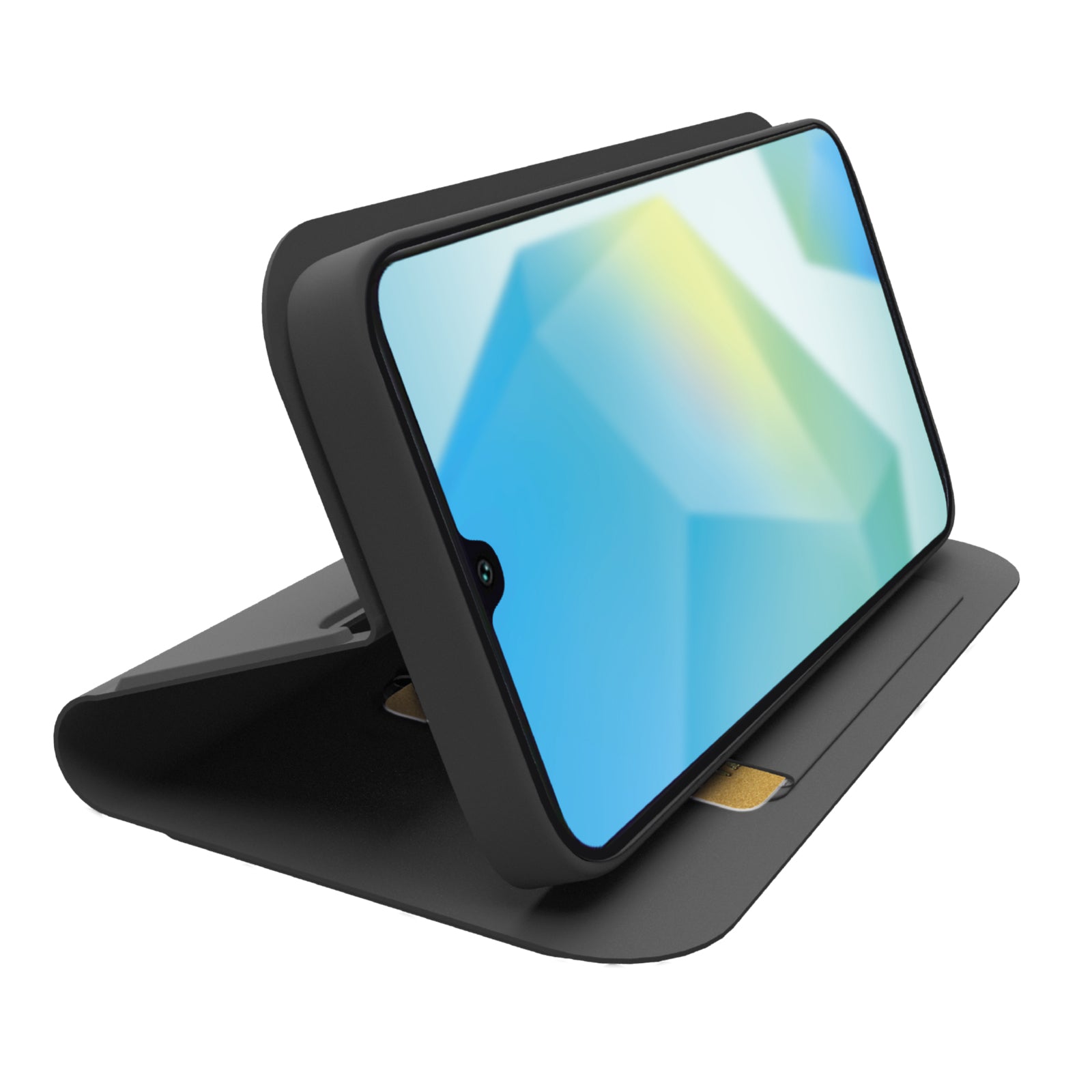 Funda libro con soporte y superficie suave al tacto para Samsung A17