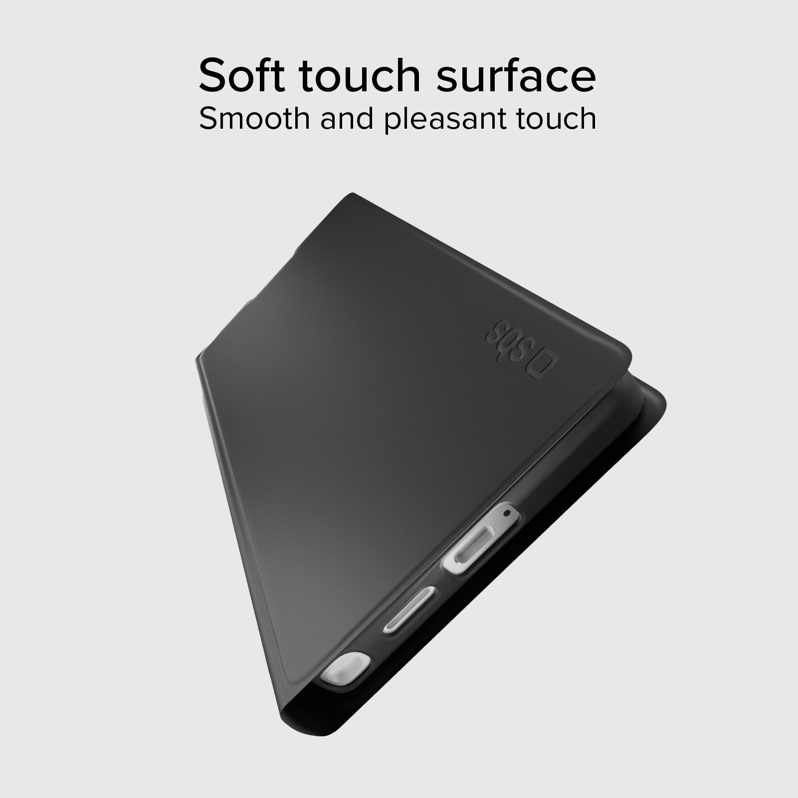 Book-style case with stand support and soft touch surface for Samsung Galaxy S25 Ultra