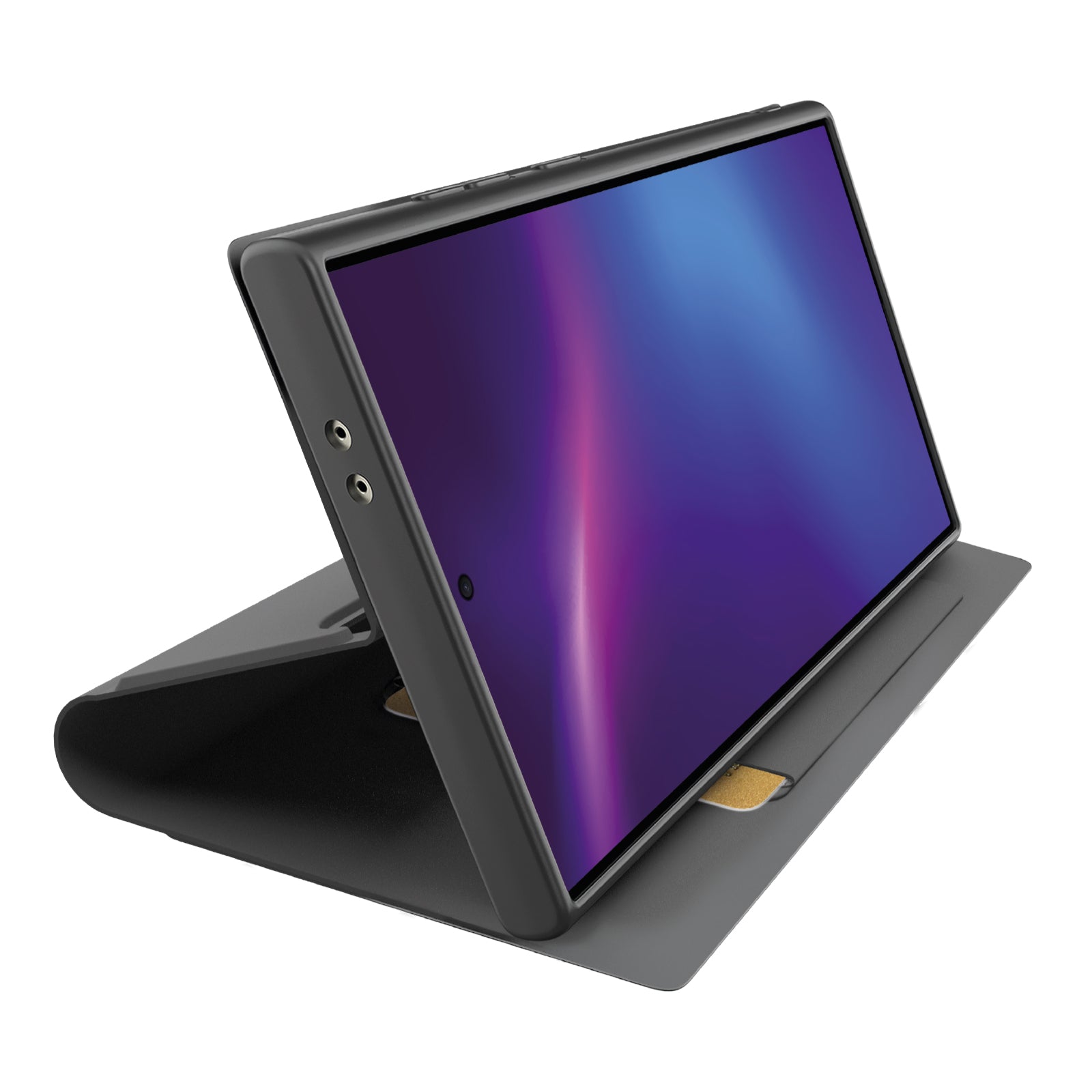 Funda libro con soporte y superficie suave al tacto para Samsung Galaxy S25 Ultra