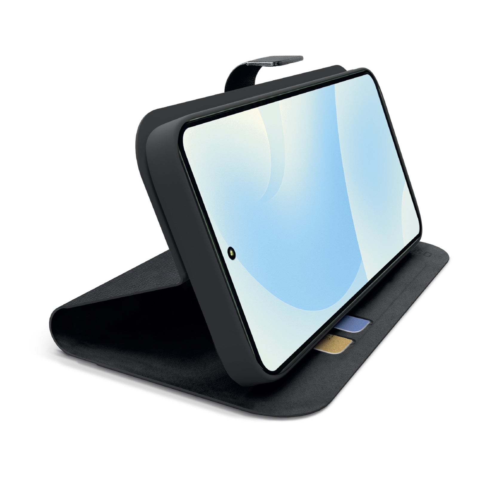 Étui portefeuille avec support et surface douce au toucher pour Samsung S26+
