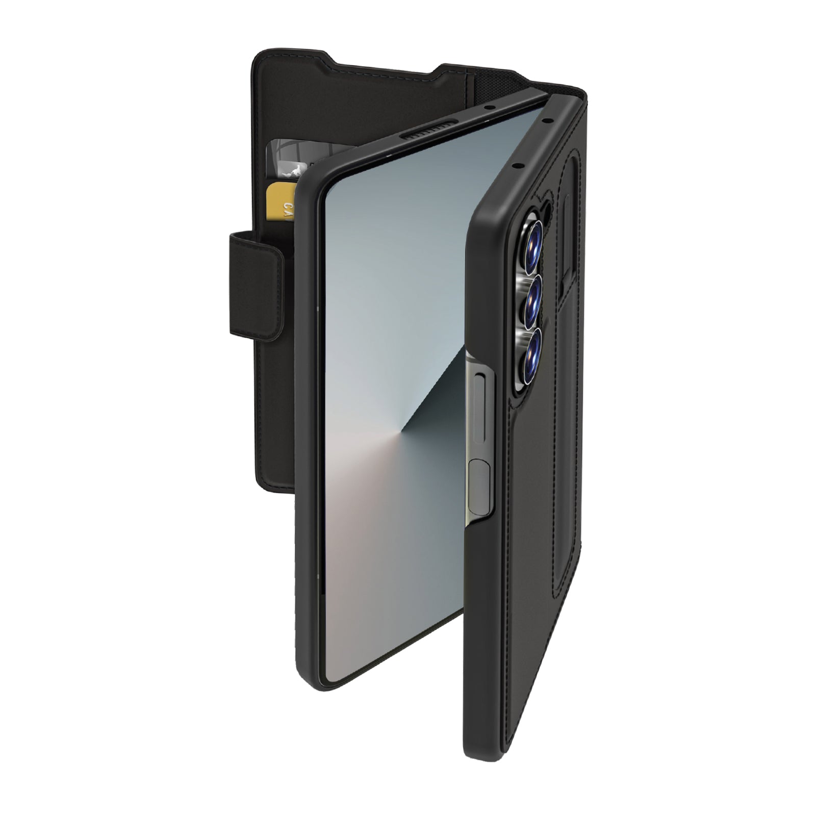 Custodia Fold con chiusura magnetica e portatessere per Samsung Z Fold 7