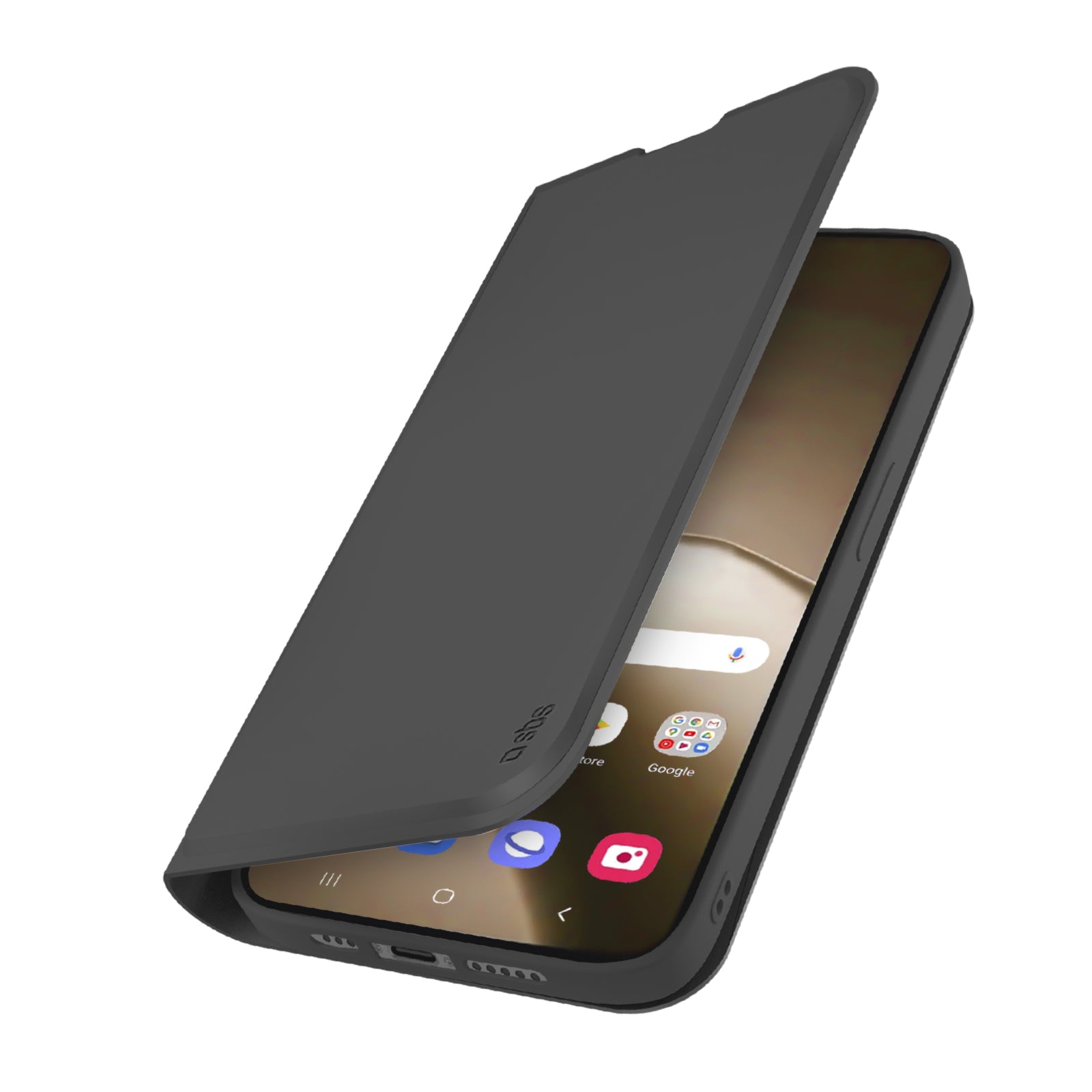 Custodia a libro con supporto stand e superficie soft touch per Xiaomi 14T Pro