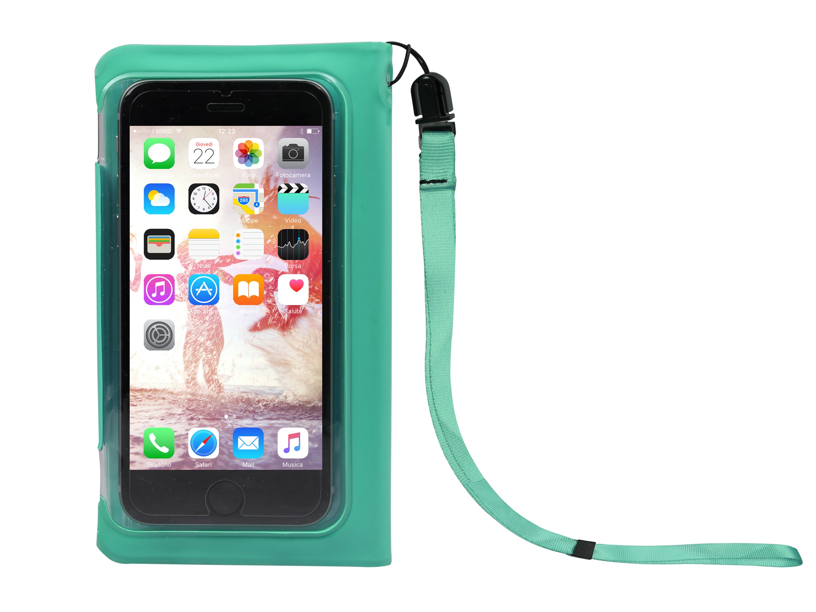 Funda de libro universal transparente resistente a las salpicaduras