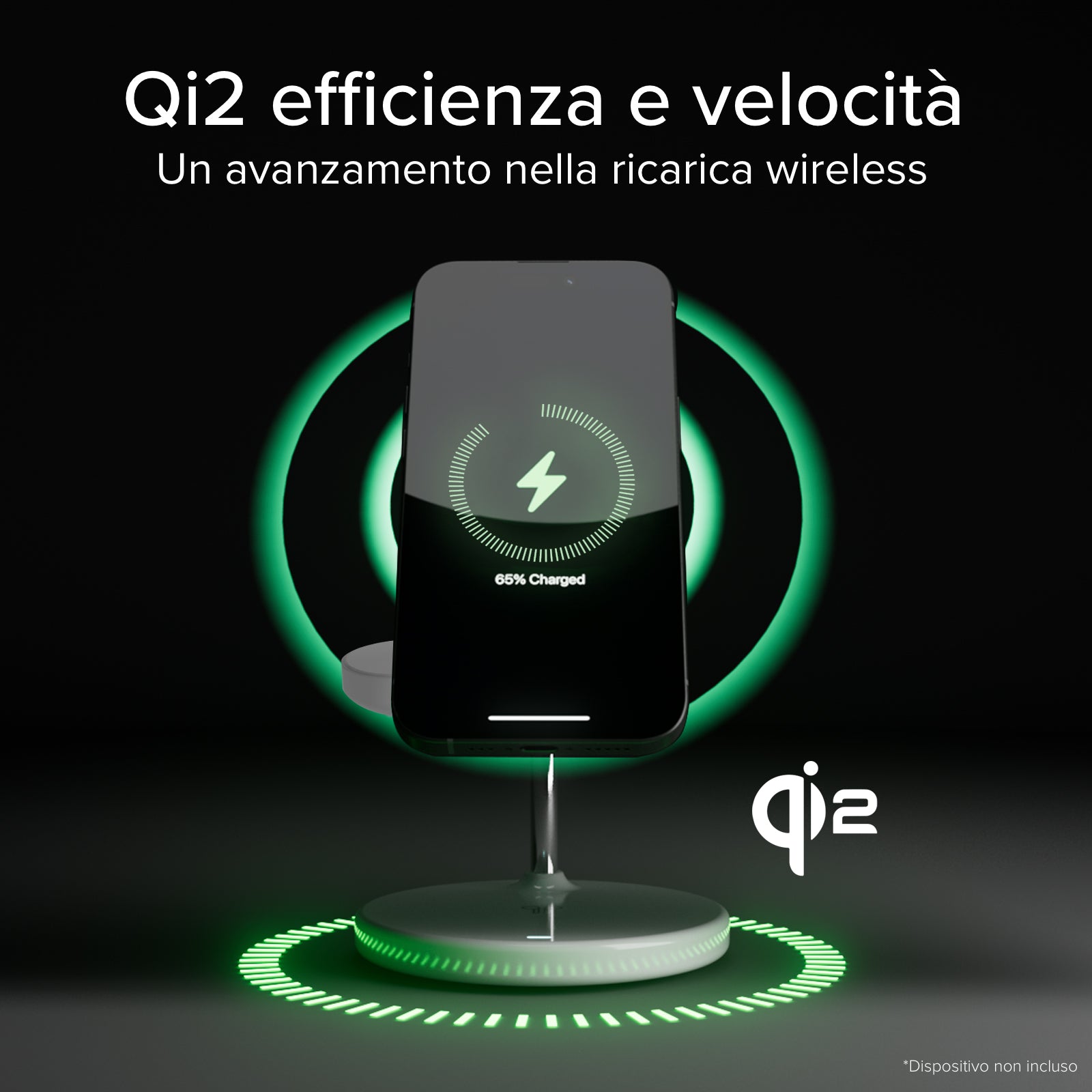 Station de recharge sans fil Qi2 3 en 1 pour iPhone 16/15/14/13/12, smartphones Android, Apple Watch et écouteurs sans fil