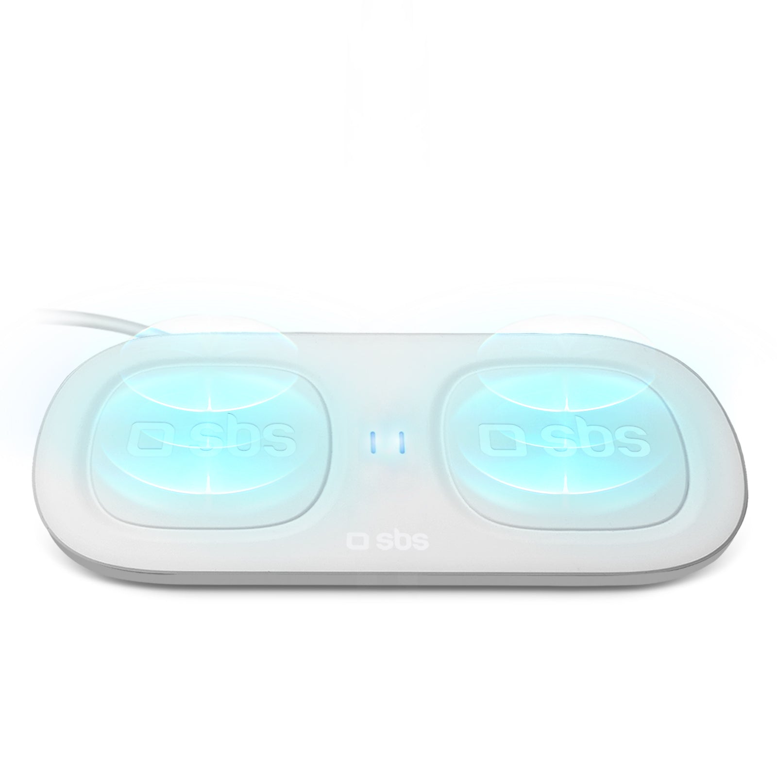 Double station de recharge sans fil 5 W + 5 W