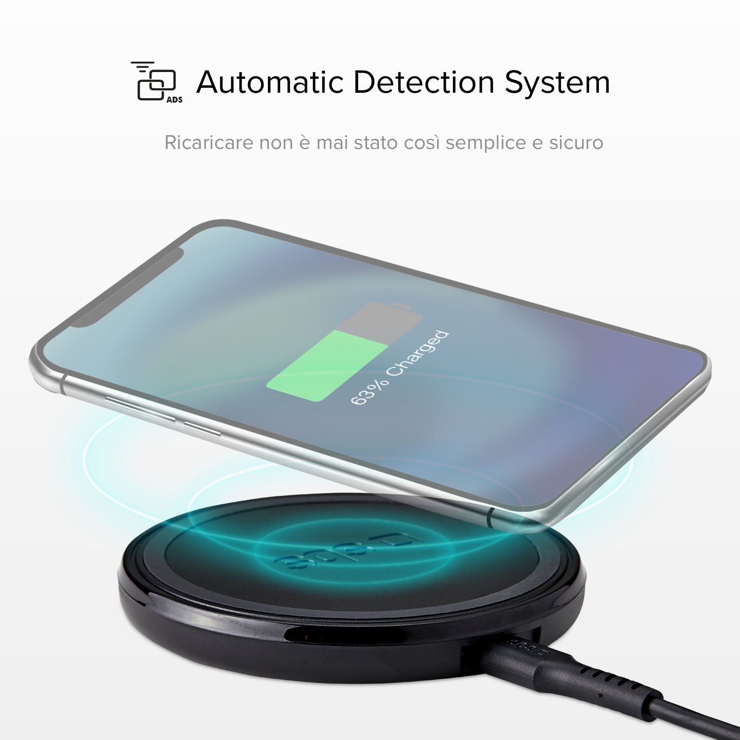 Station de charge sans fil 10W