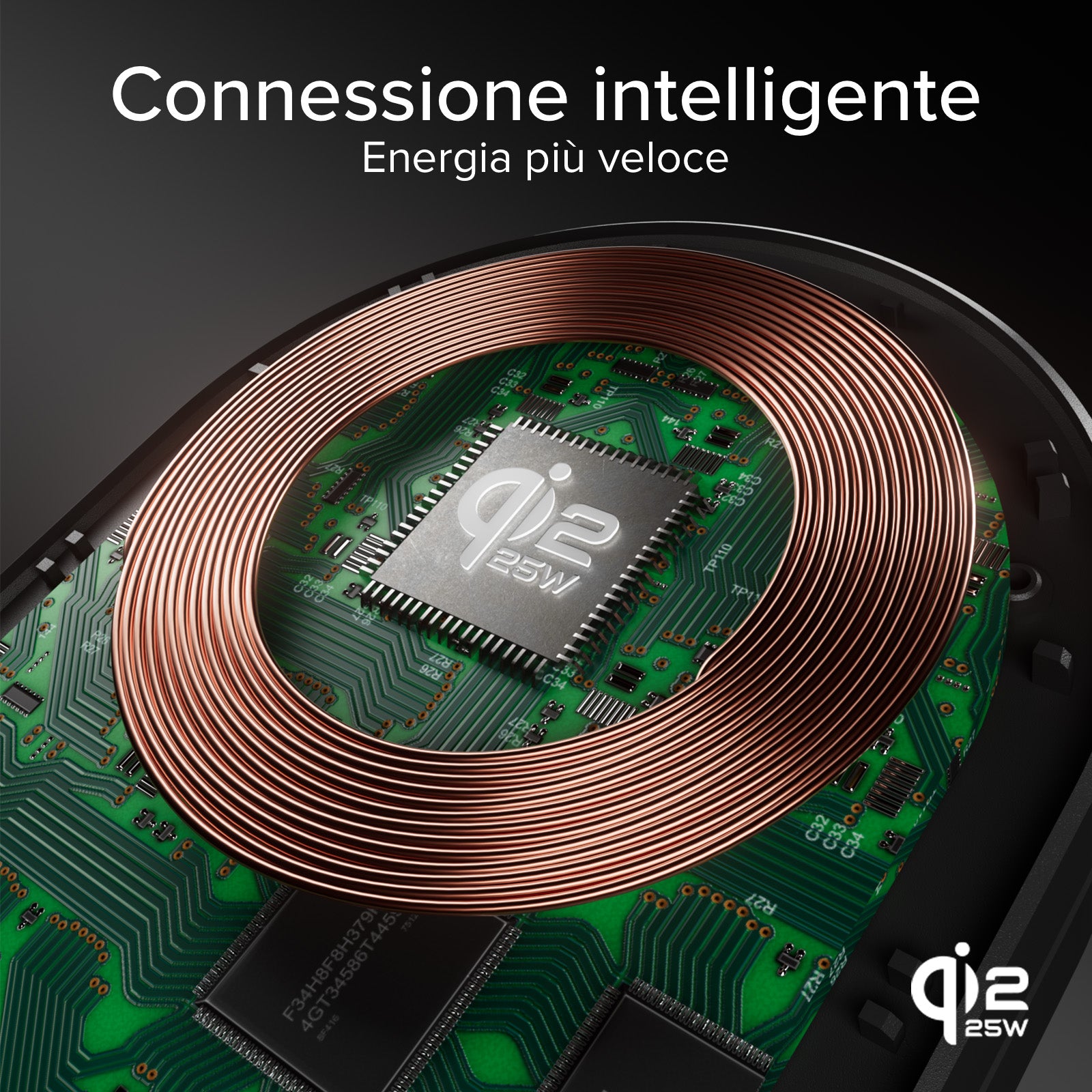 Base de carga inalámbrica Qi2 25W plegable 3 en 1 para iPhone Apple Watch y auriculares