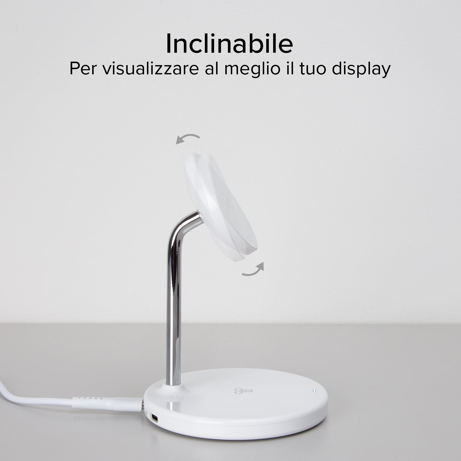 2 in 1 Vertical Wireless Charging Station for iPhone, Android Phones, AirPods, TWS Earphones