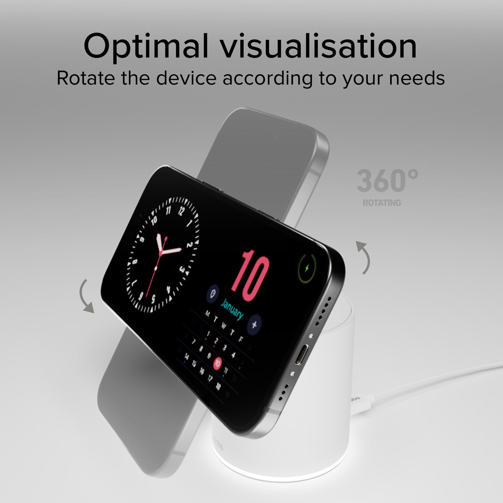 Magnetic Power Dock 2 in 1