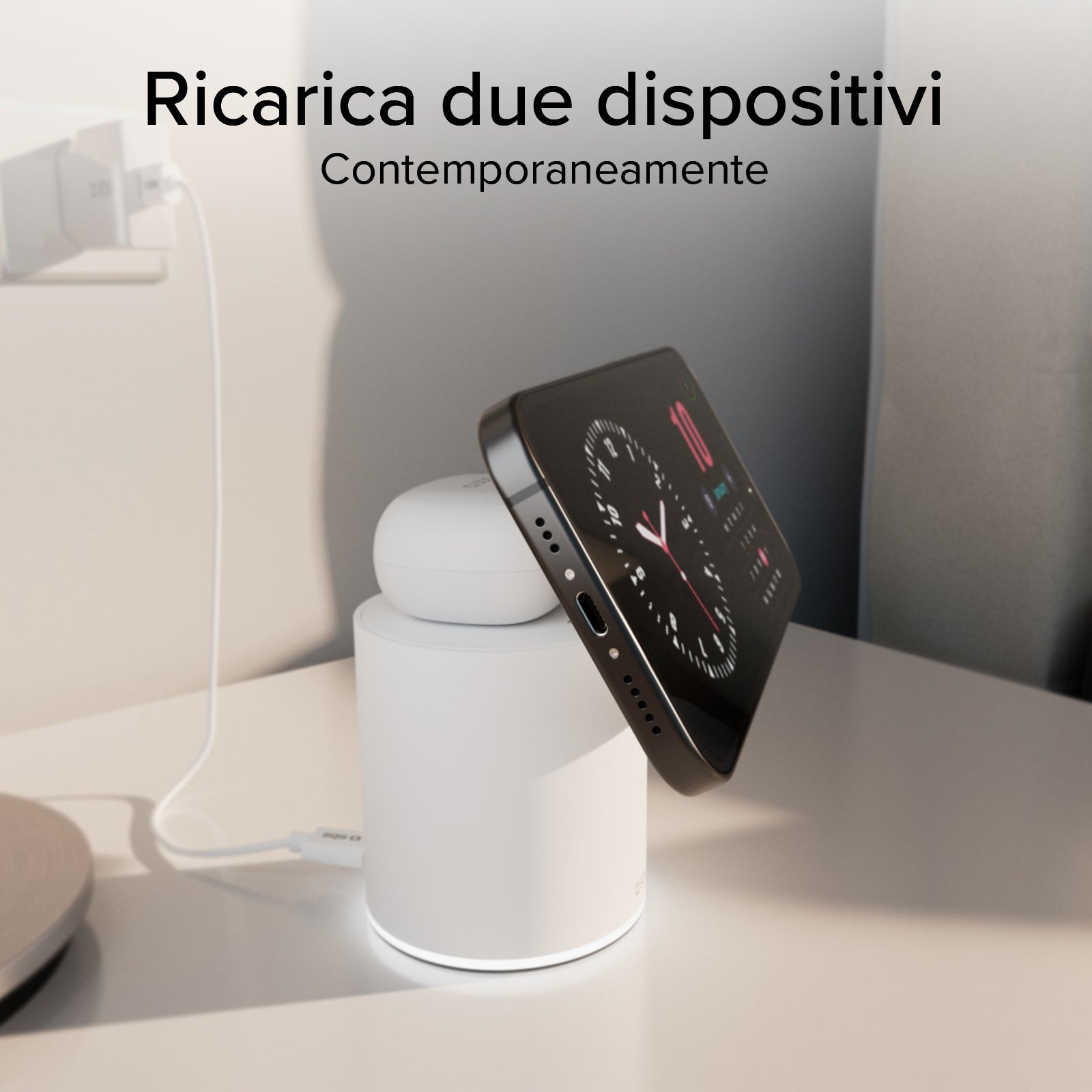 Magnetic Power Dock 2 in 1