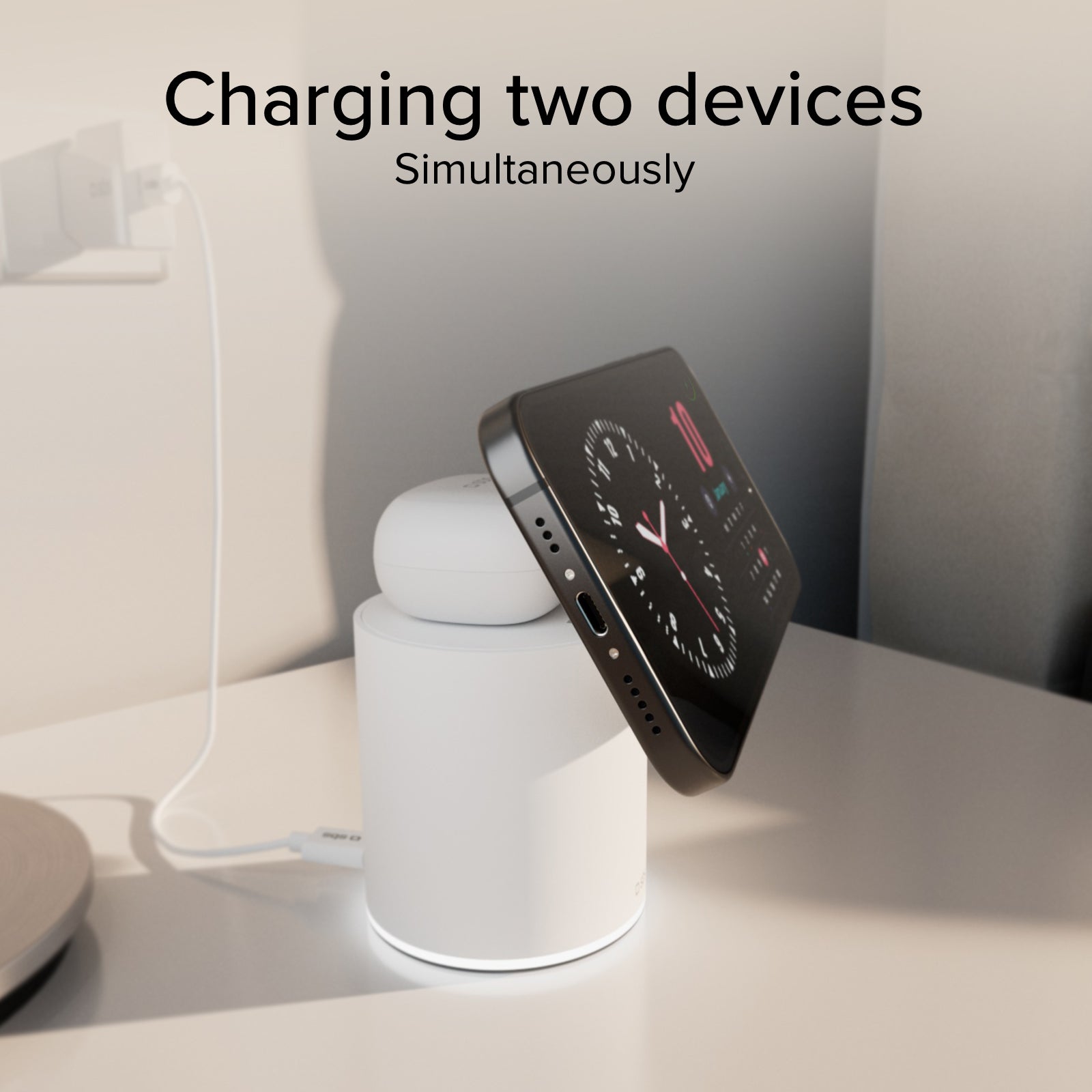 Magnetic Power Dock 2 in 1
