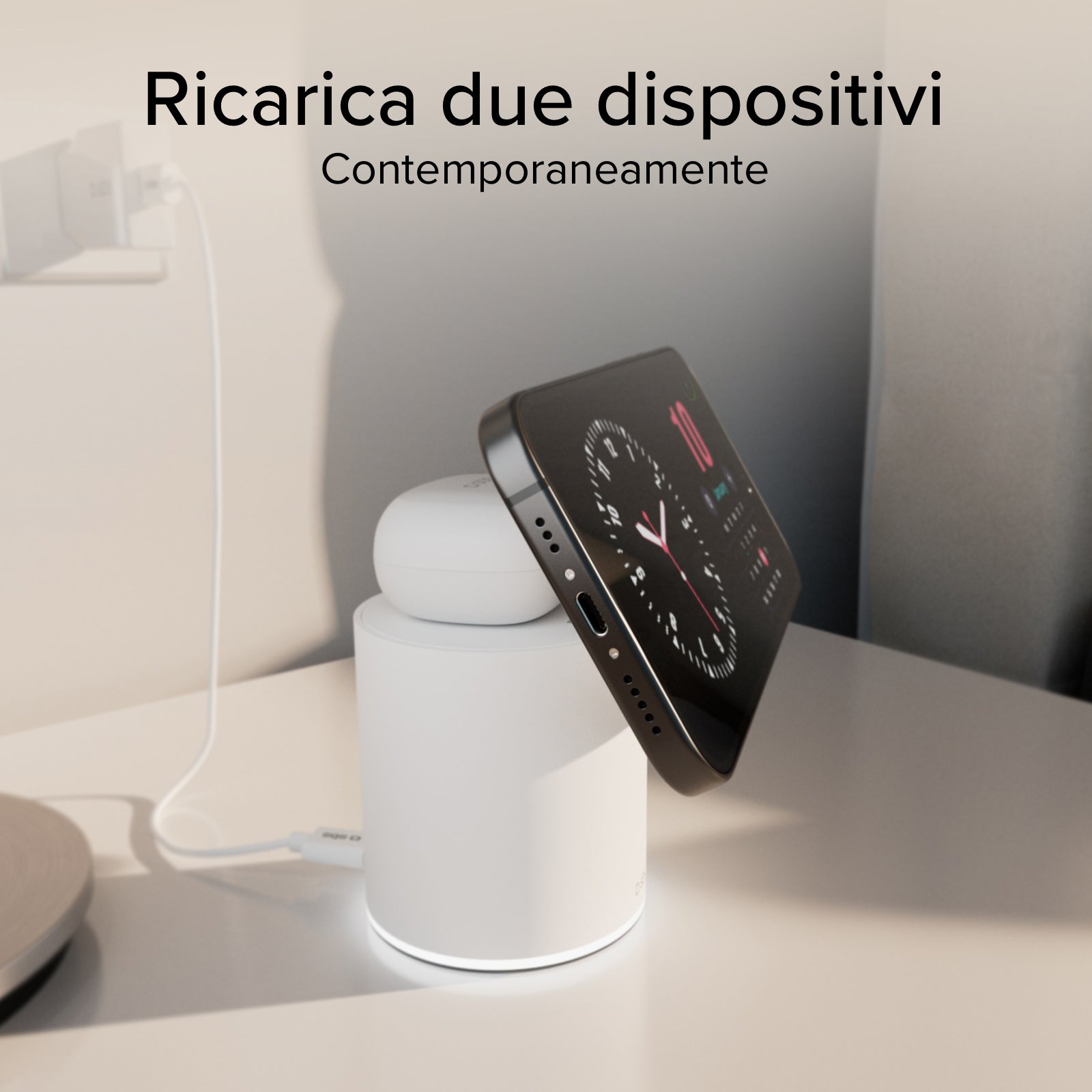 Magnetic Power Dock 2 in 1