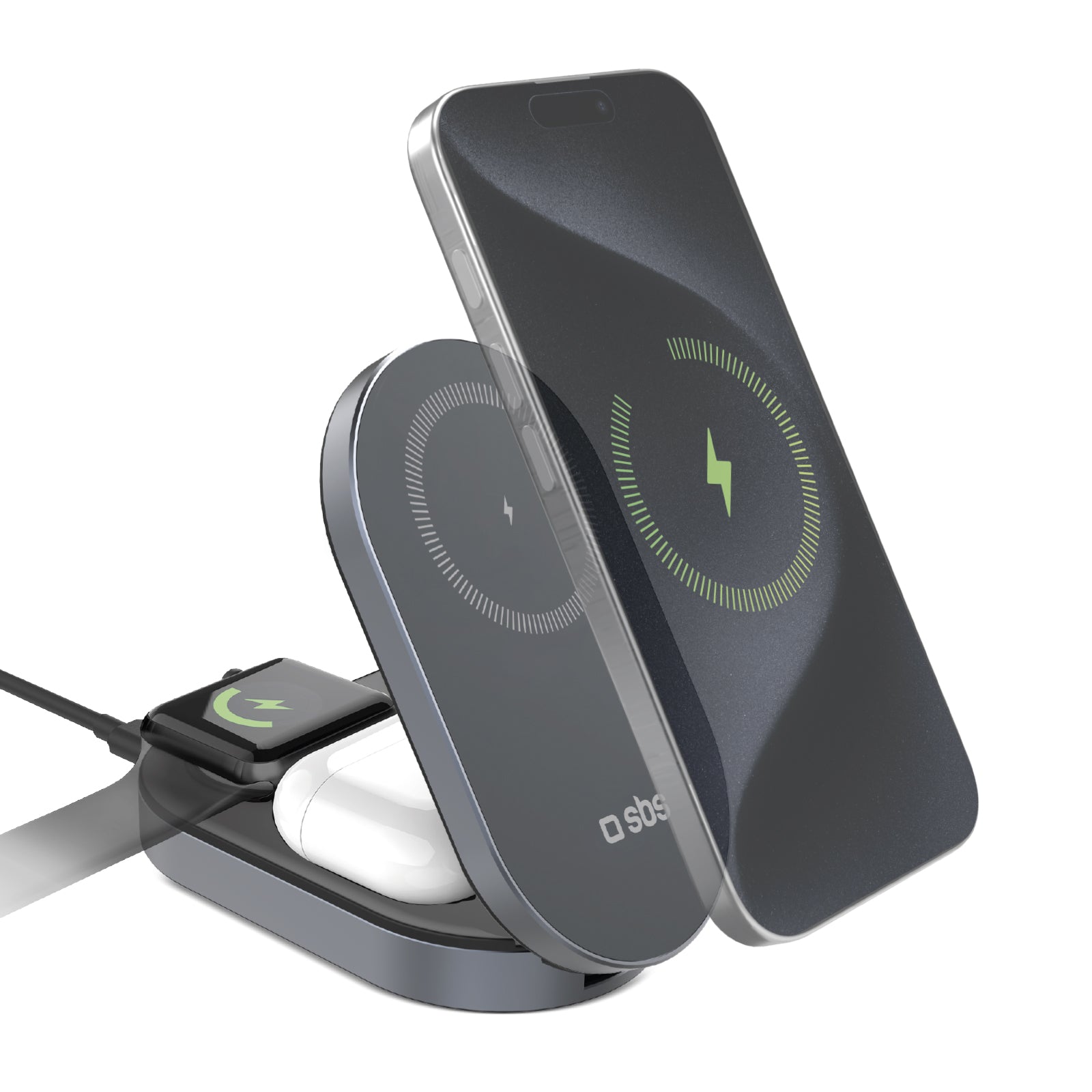 Chargeur sans fil Power Dock 3 en 1