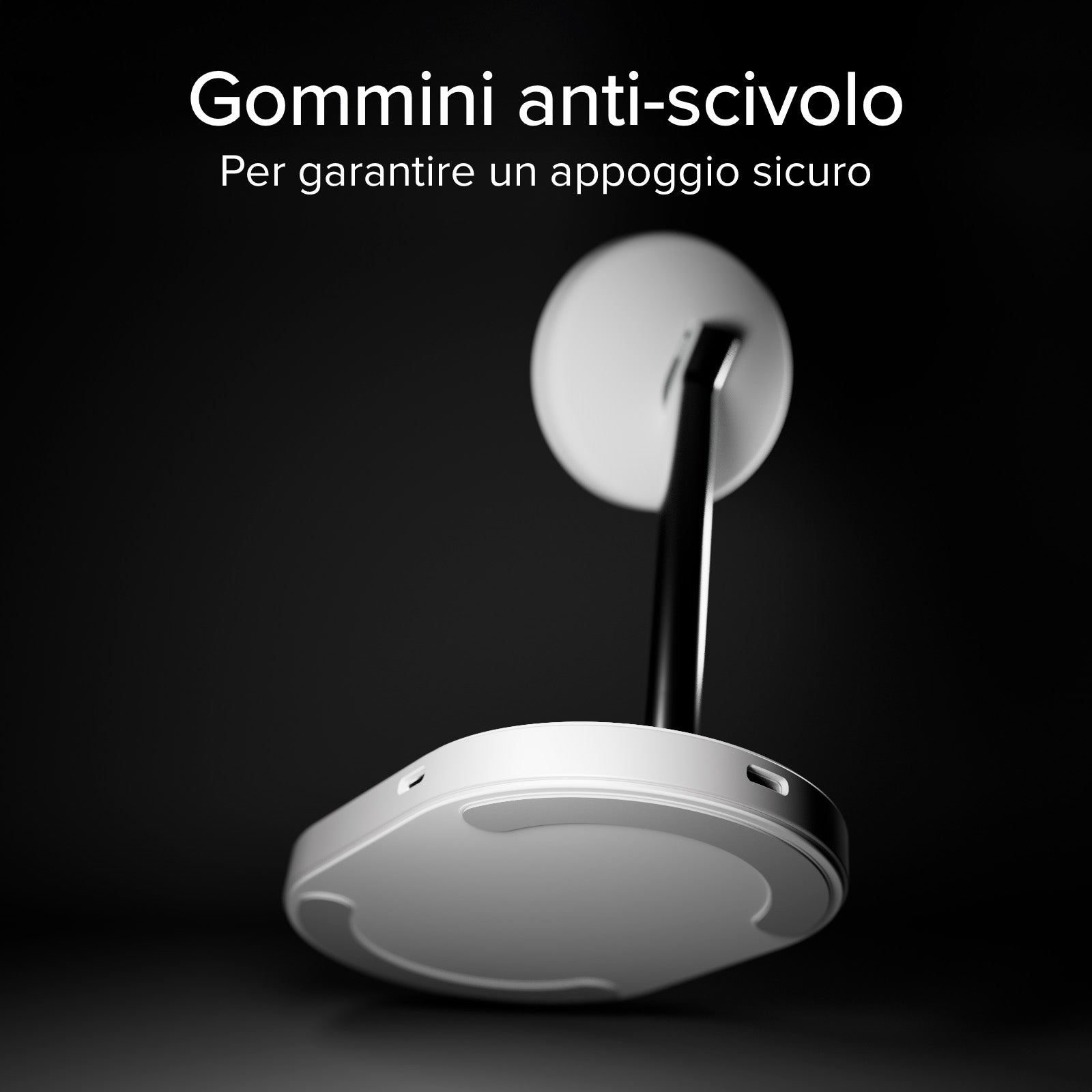 Stazione di ricarica wireless Qi2.2 per smartphone, auricolari wireless e smartwatch