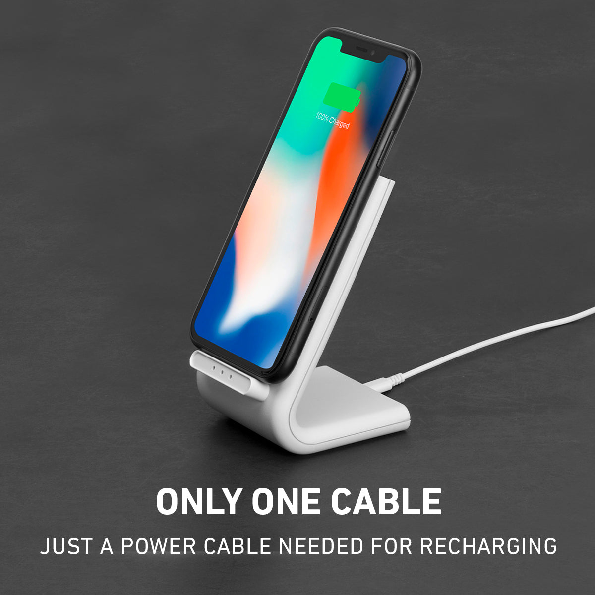 Chargeur de table sans fil avec debout