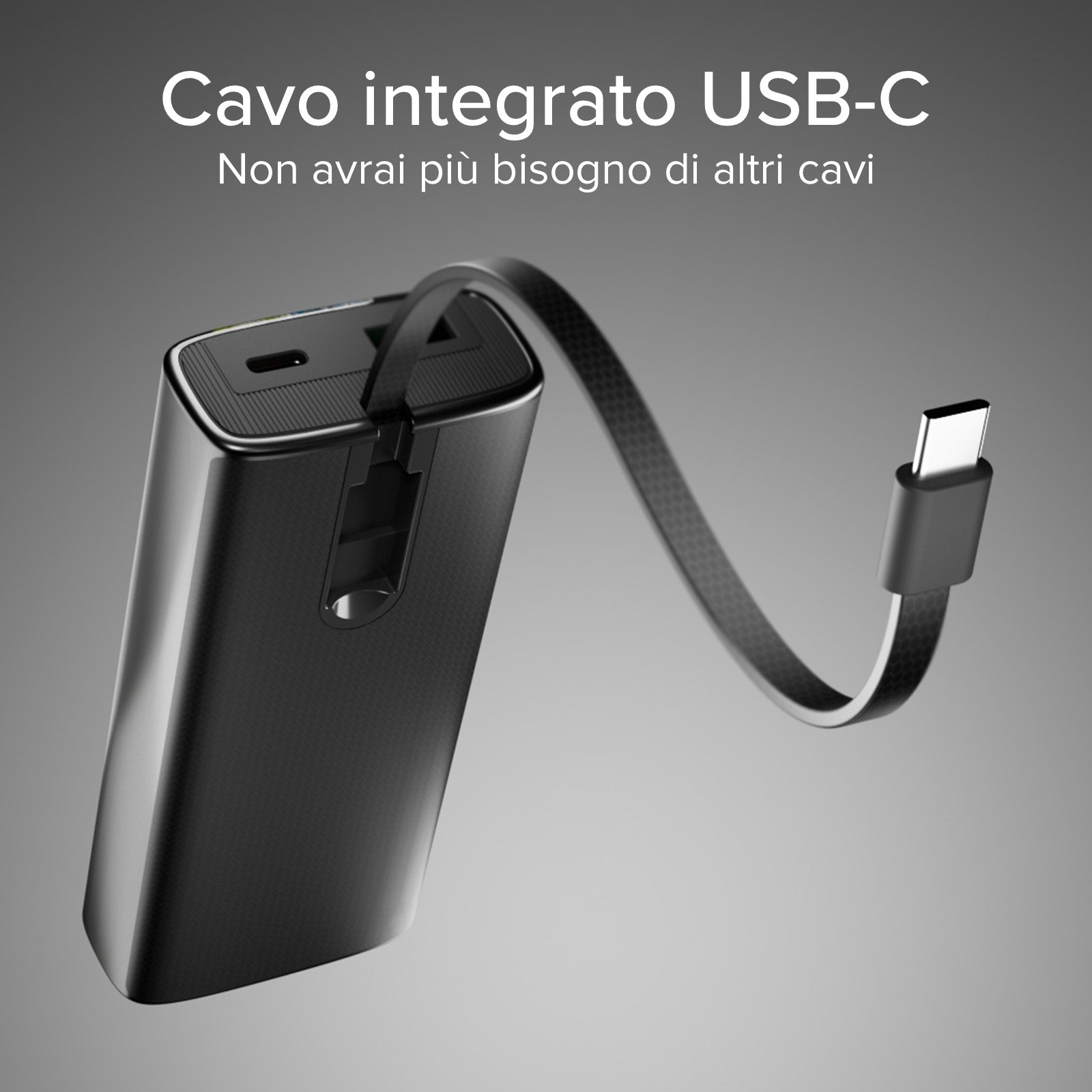 Power Bank 10,000 mAh with LCD PD 20W