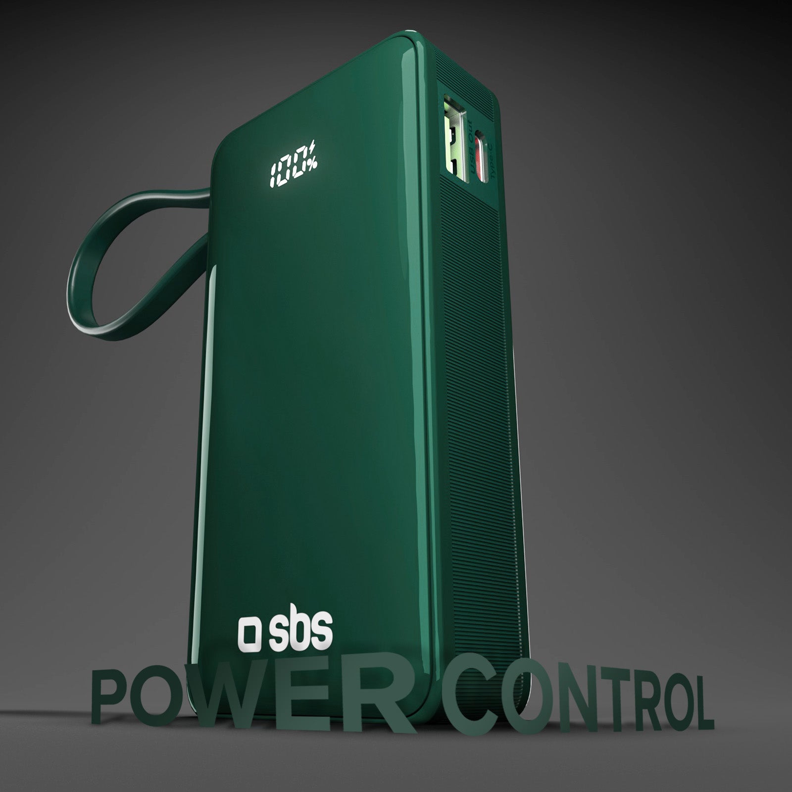 Power bank 10.000 mAh con cable USB-C integrado