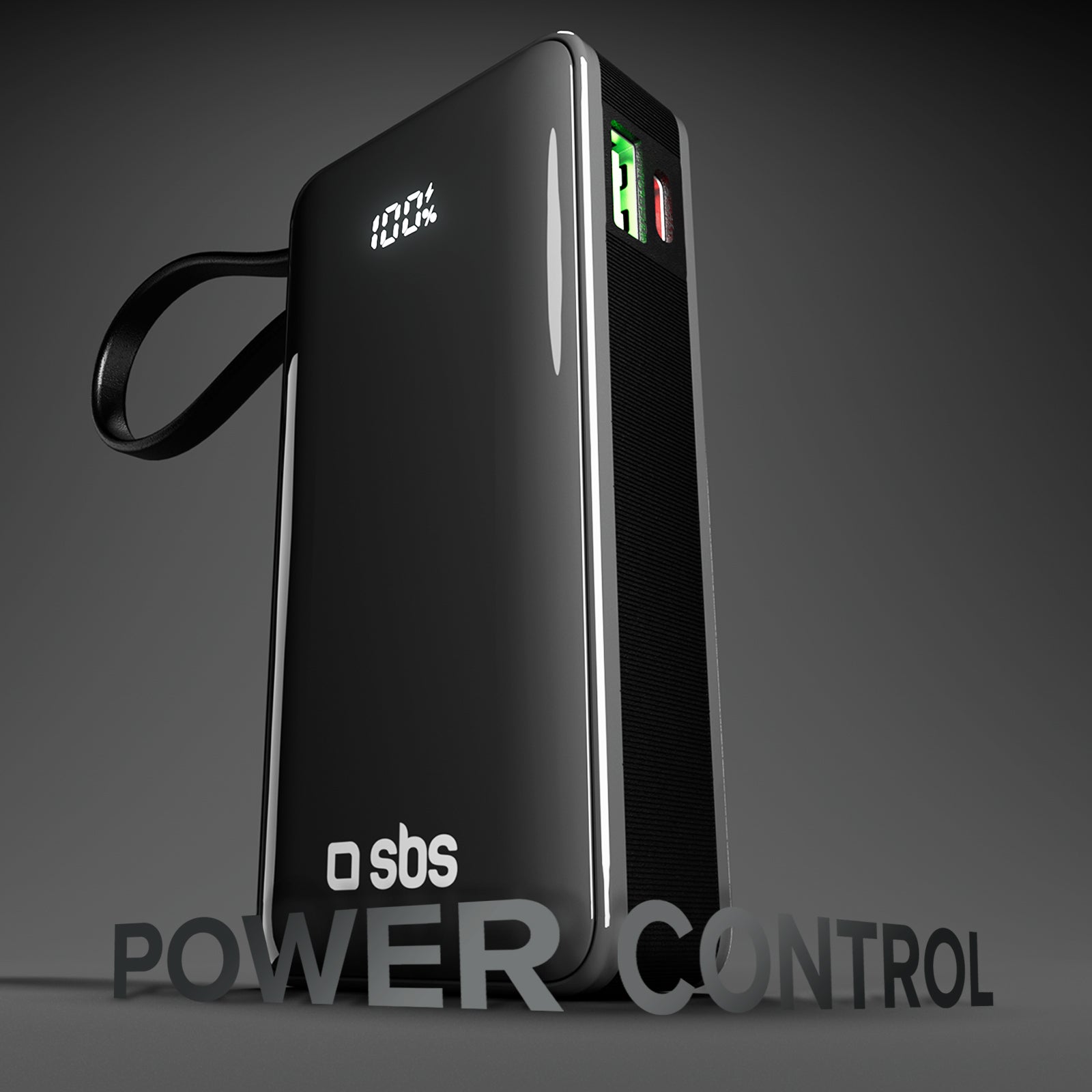 Power bank 10.000 mAh con cable USB-C integrado