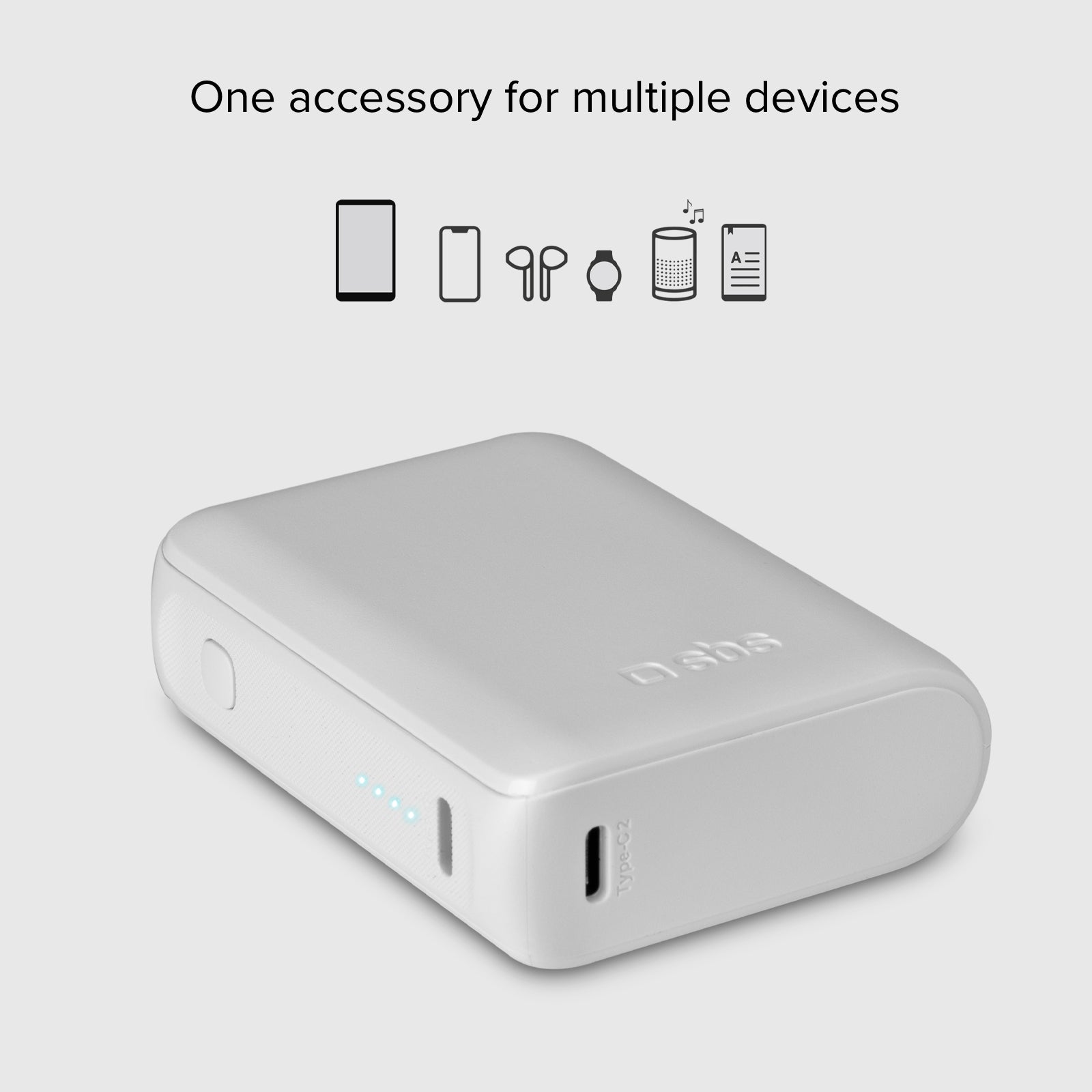 Power bank ultra compatto da 10000 mAh