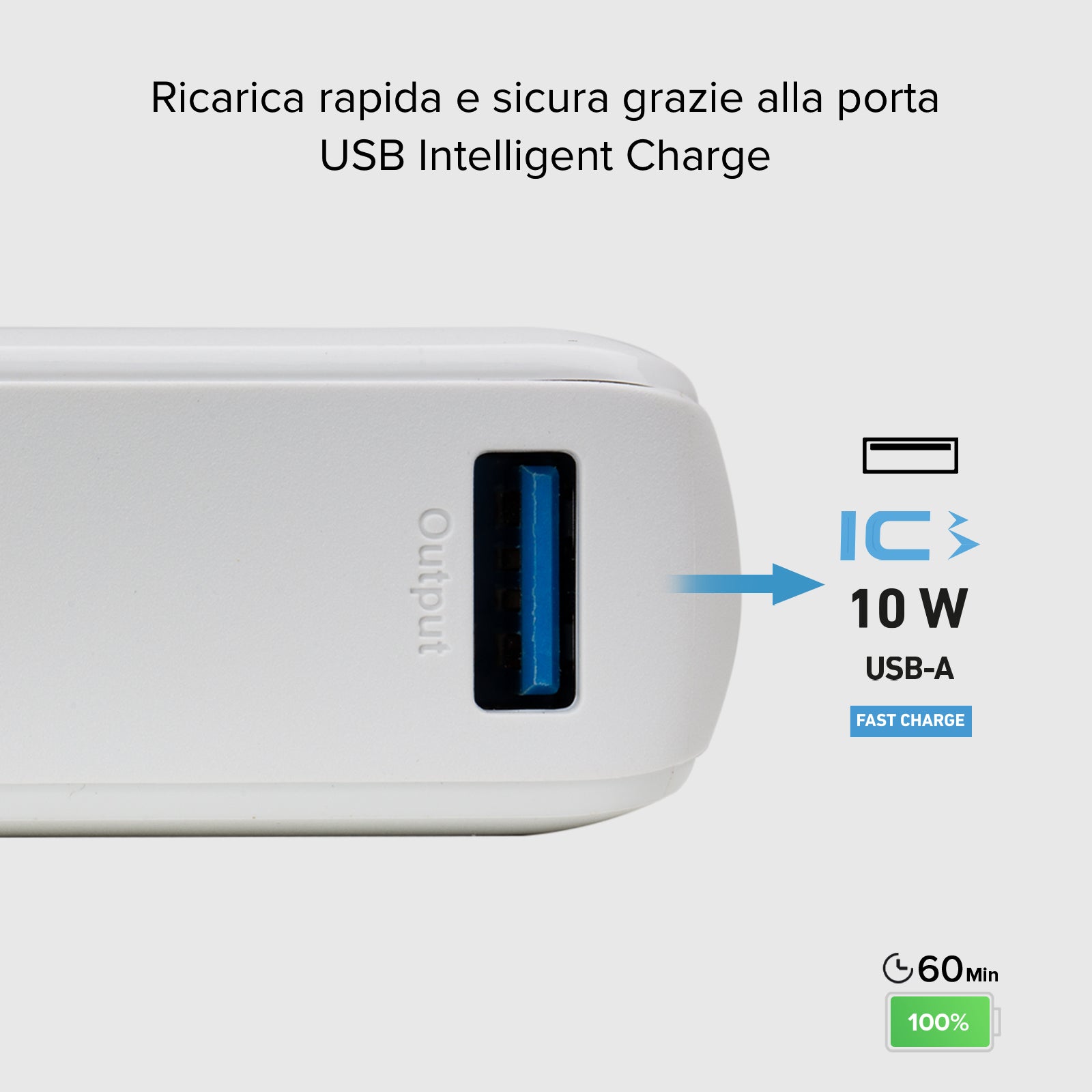 Power bank ultra compatto da 10000 mAh