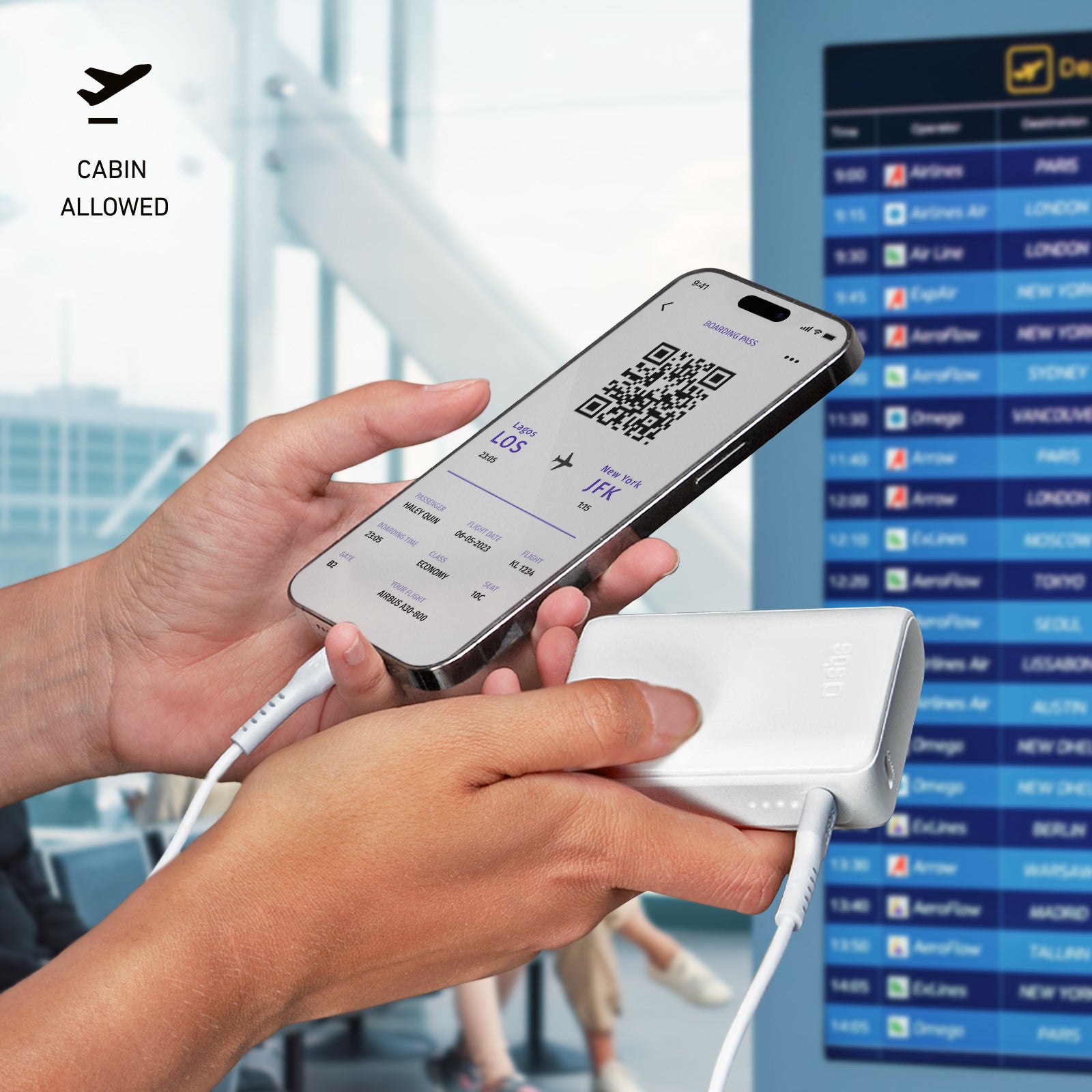 Power bank ultra compatto da 10000 mAh