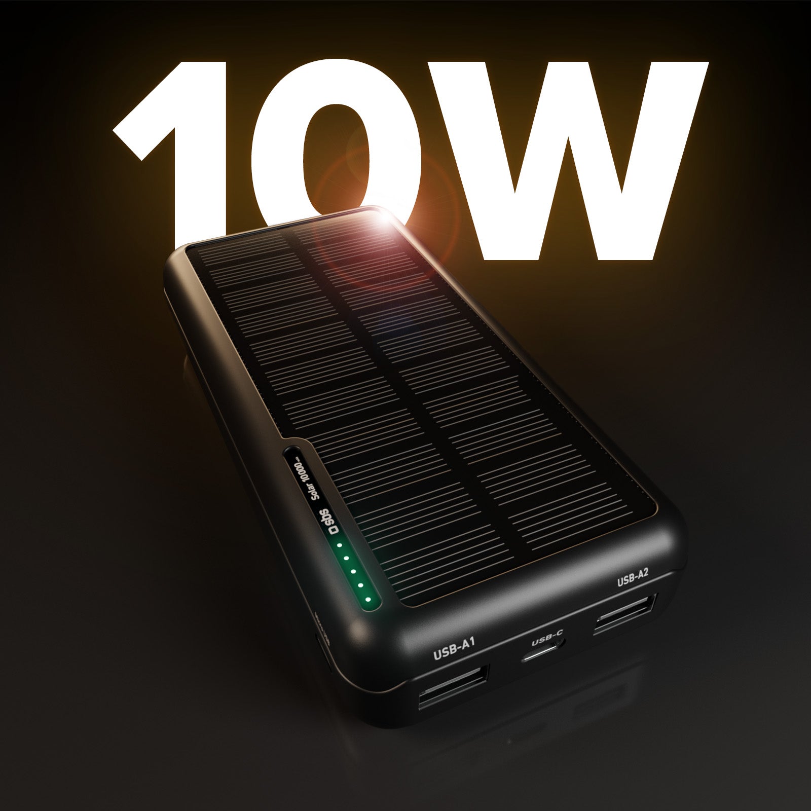 Powerbank solar de 10.000 mAh